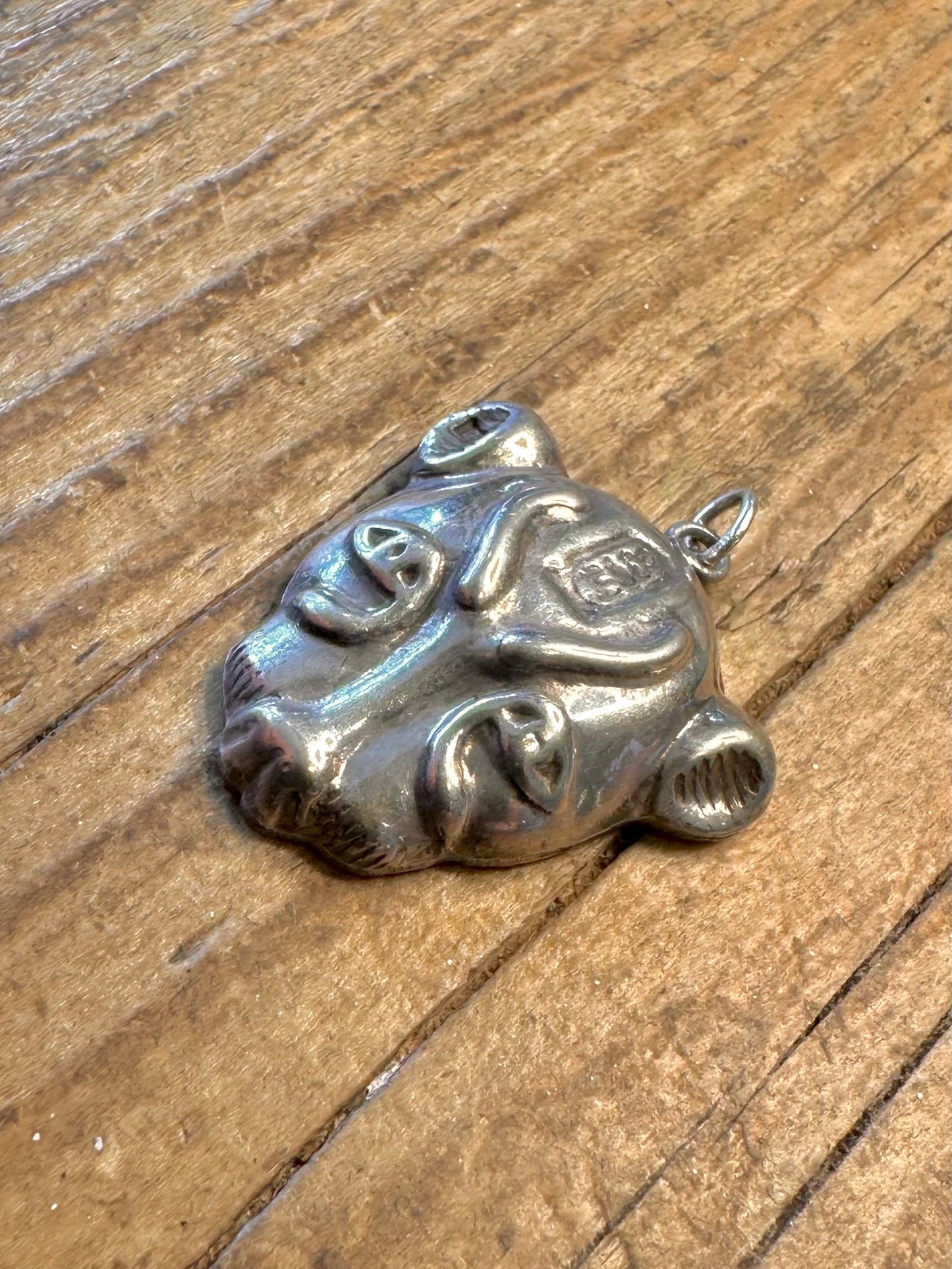 Sekhmet Göttin Löwin 925 Sterling Silber Anhänger