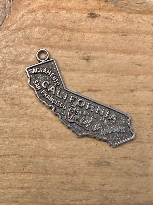 Vintage California 925 Silver Charm Pendant