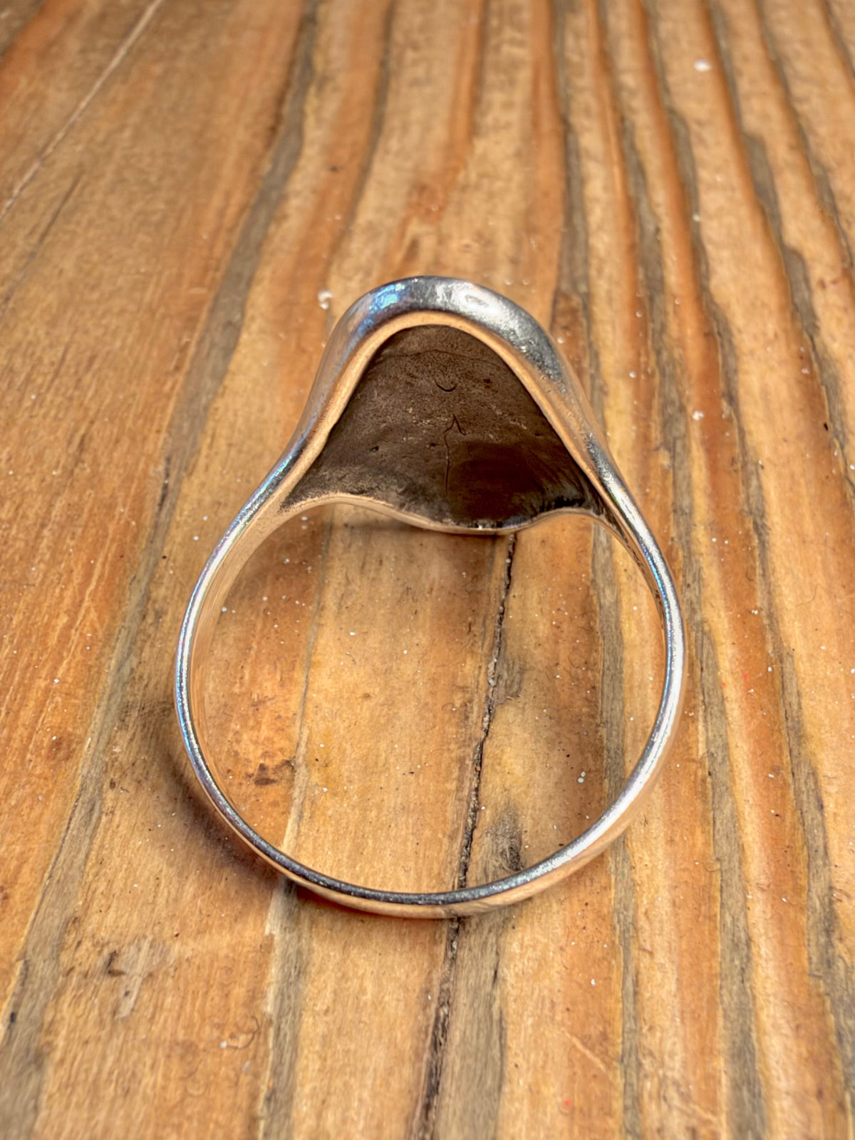 Oval Signet 925 Sterling Silver Size X Ring