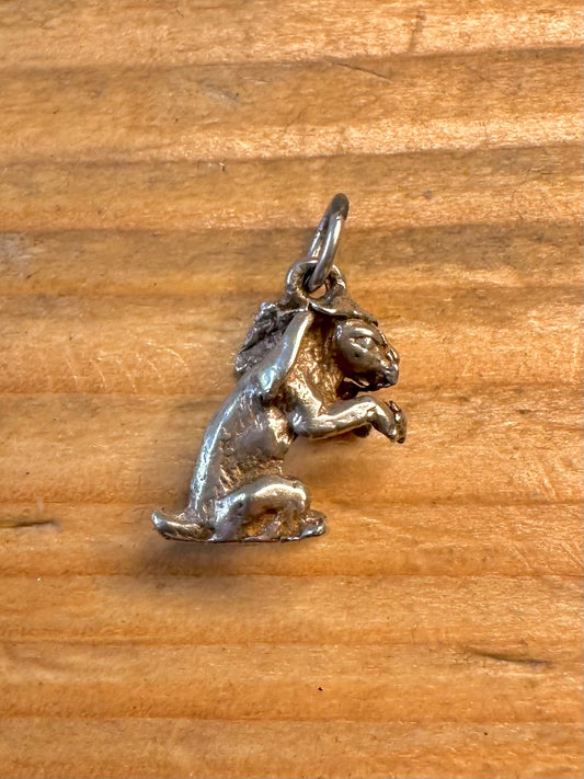 Hare 925 Sterling Silver Charm Pendant