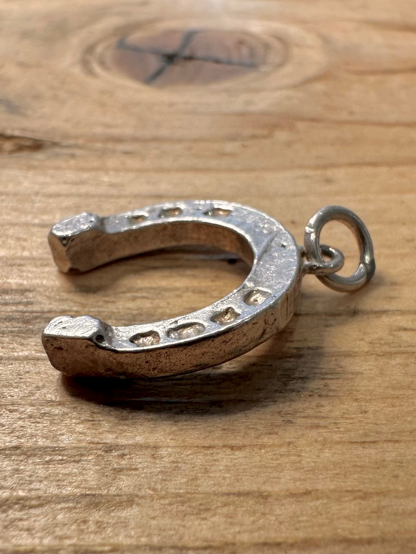 Vintage Horseshoe 925 Silver Pendant