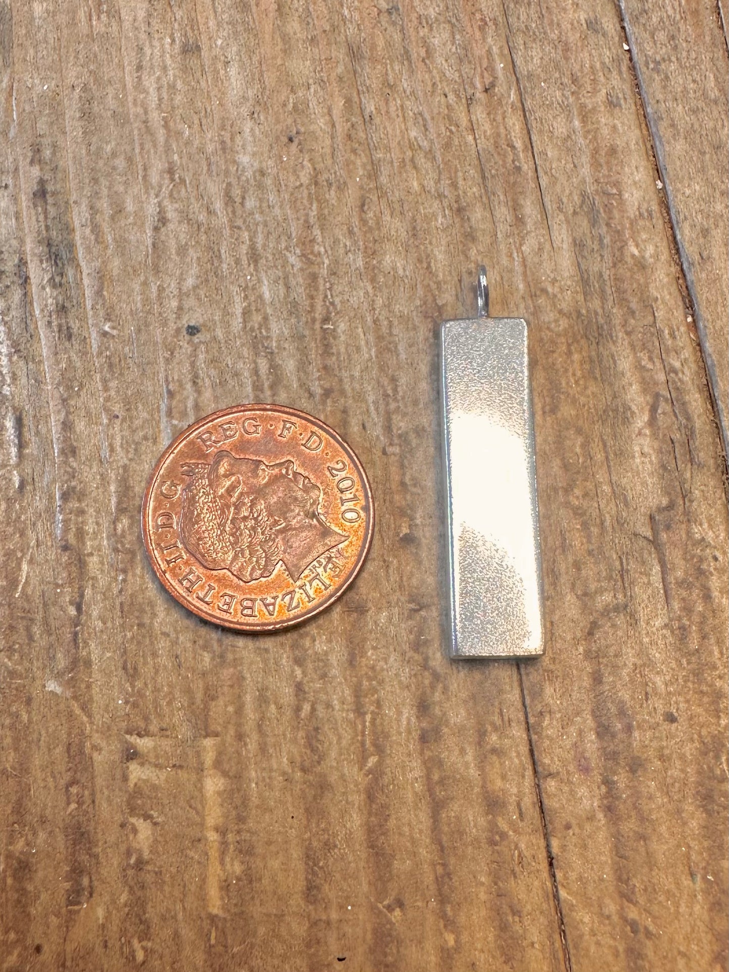 Ingot 1978 Birmingham 925 Sterling Silver Pendant