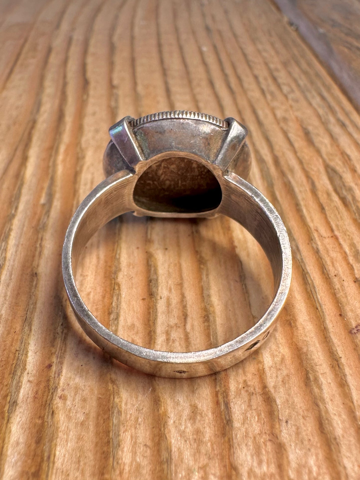 1918 Frankreich 50 Centimes 925er Sterlingsilber Ring Größe Y