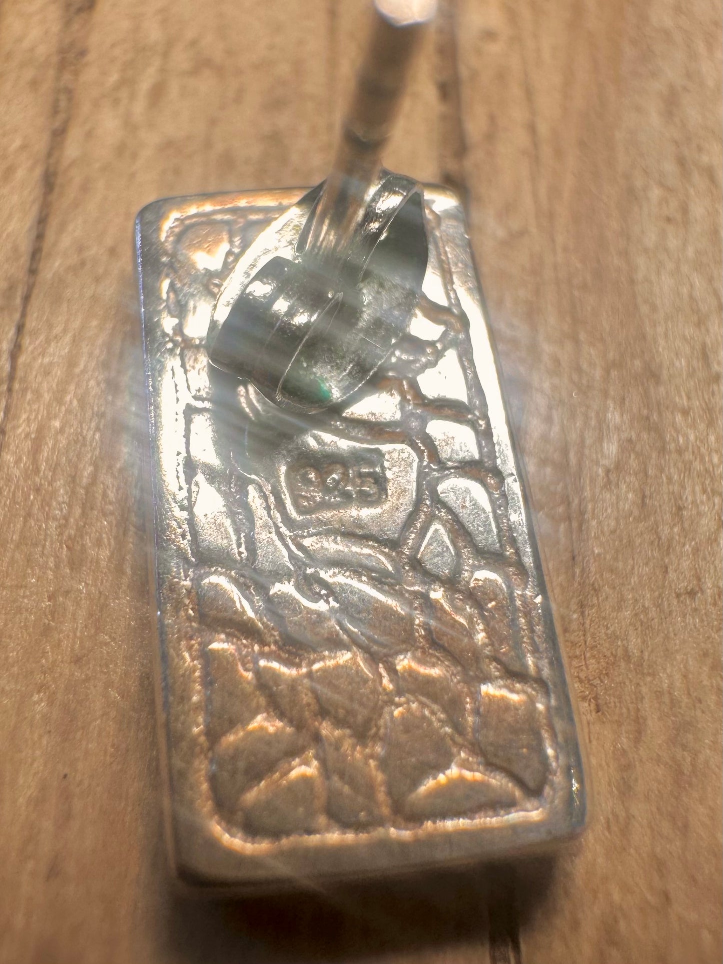 Modern Coloured Mother of Pearl Rectangle 925 Sterling Silver Earrings