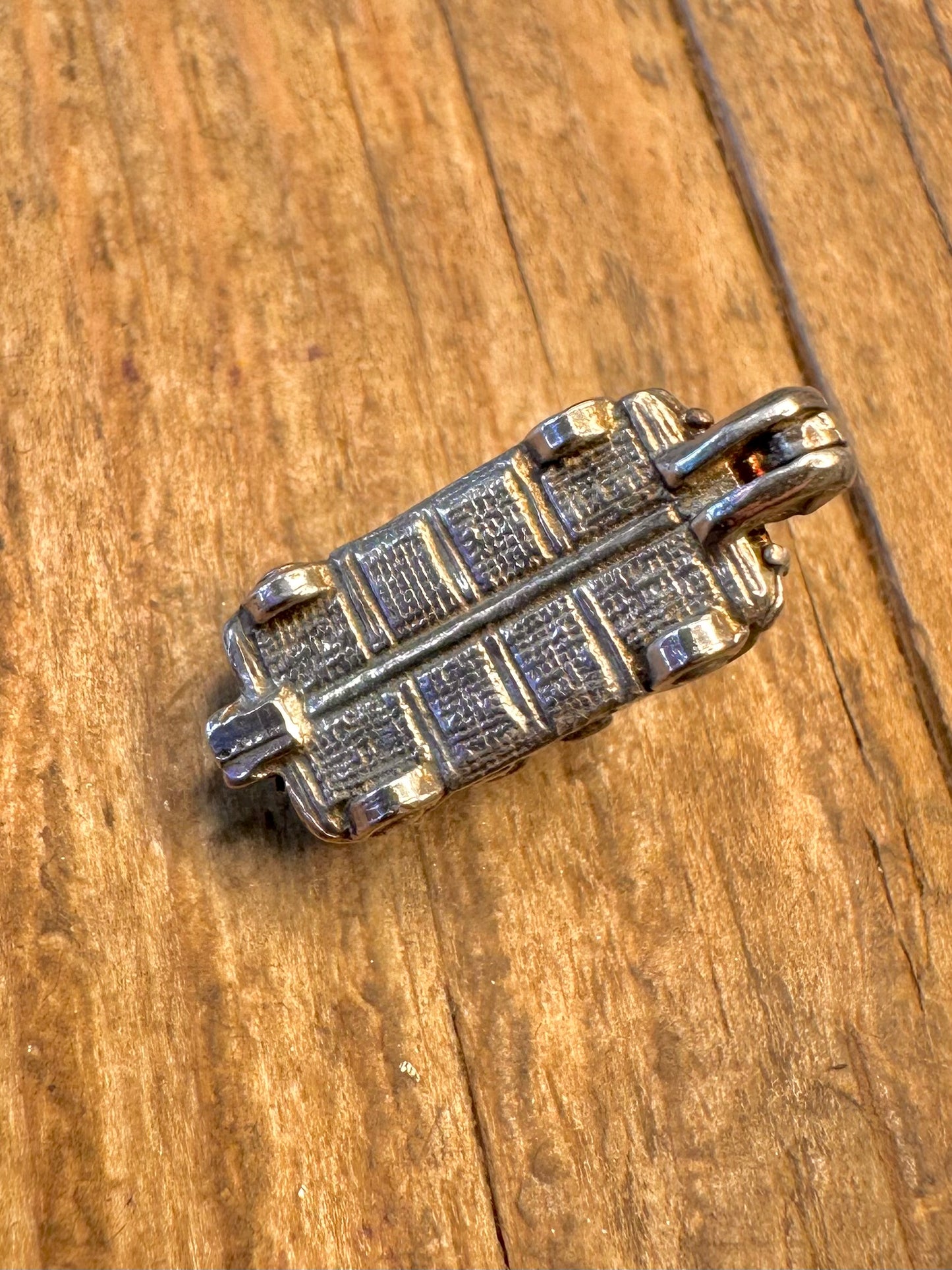 Mini Car Opening 925 Sterling Silver Charm Pendant