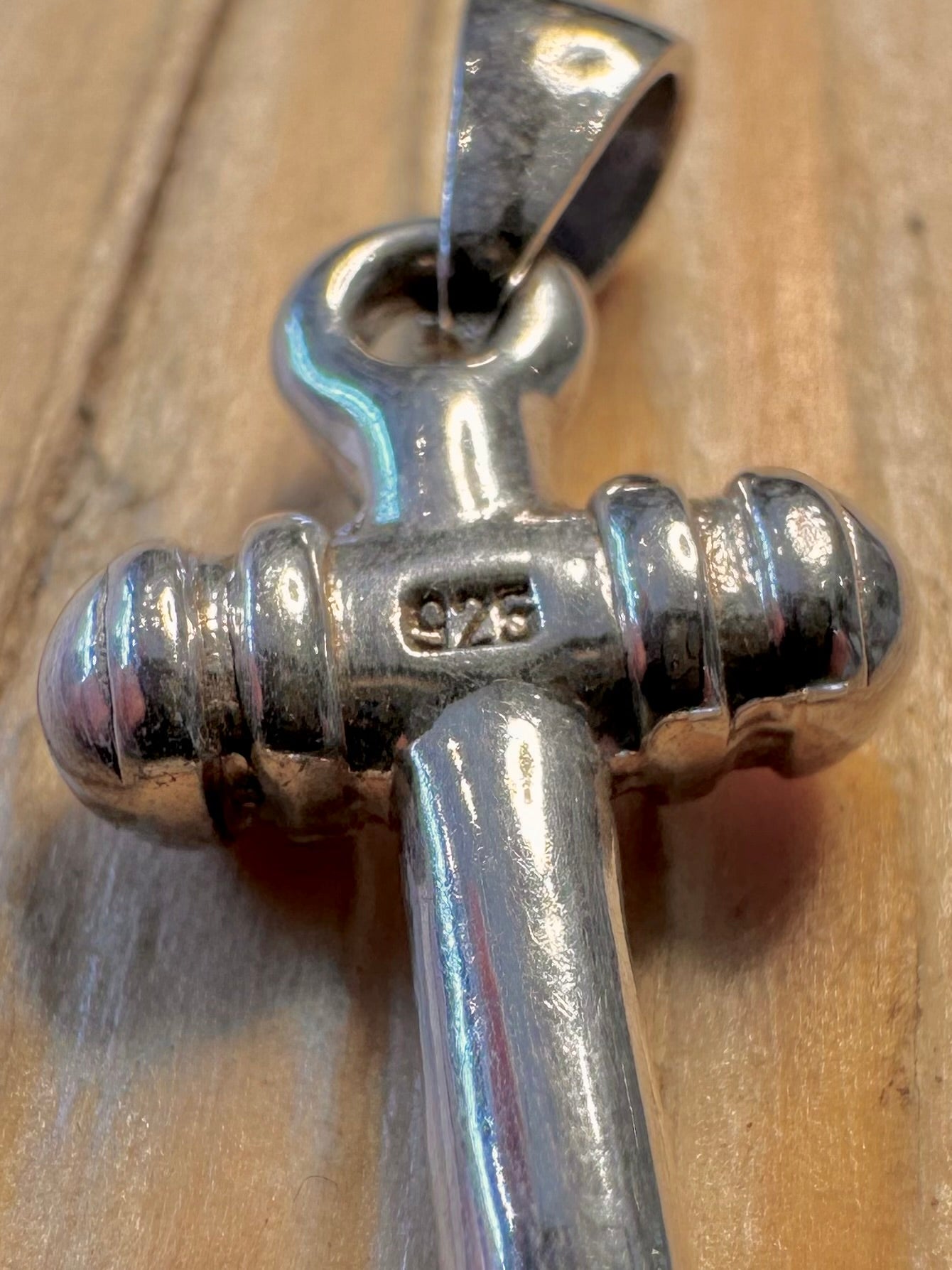 Vintage Anchor 925 Silver Pendant