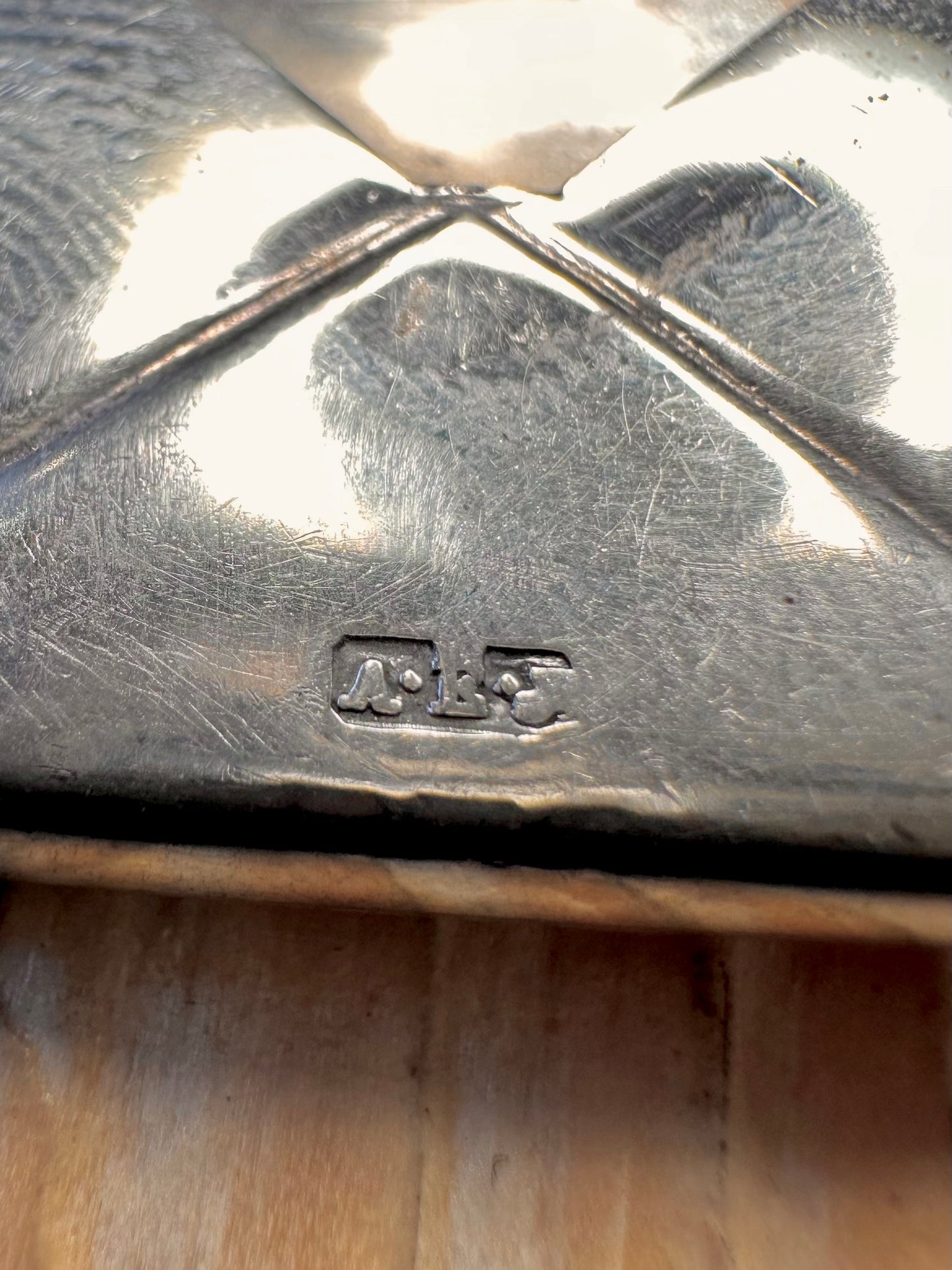 Vintage Envelope Stamp Holder 925 Silver Pendant