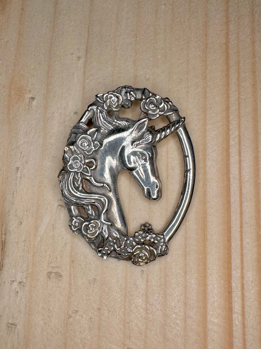 Brooks and Bentley 1994 Unicorn 925 Sterling Silver Pendant