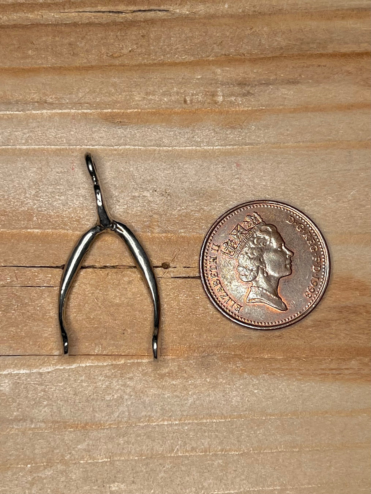 Wish Bone 925 Sterling Silver Pendant