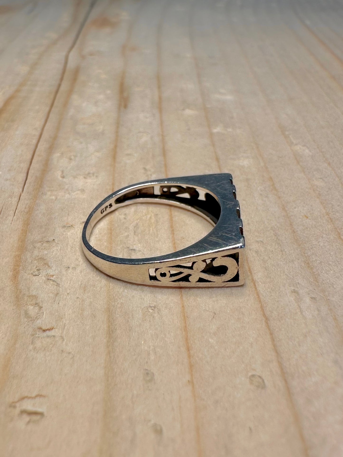 Nan Signet 925 Sterling Silver Size K Ring
