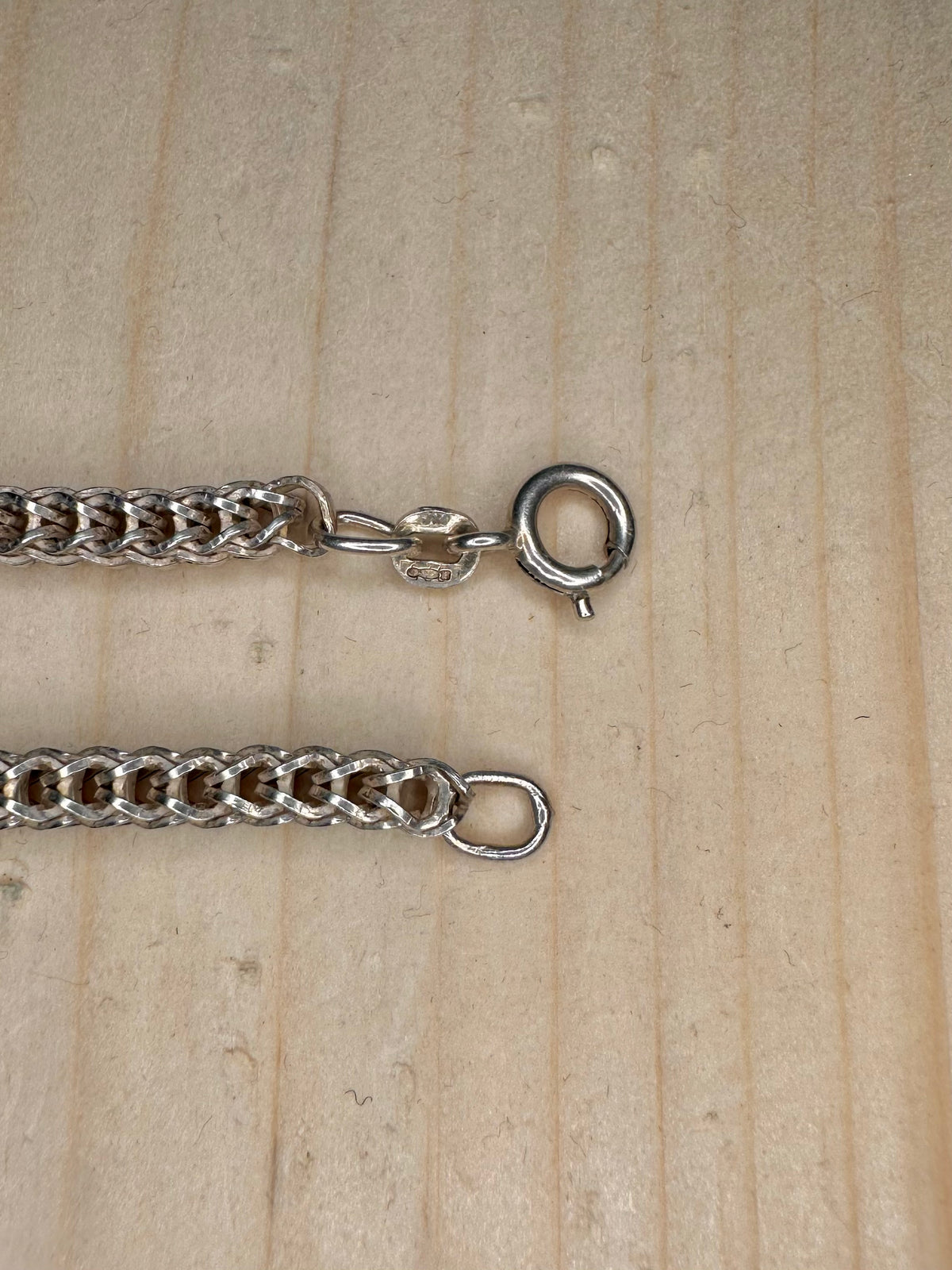 Franco Style Chain 925 Sterling Silver 14.75 inch Necklace