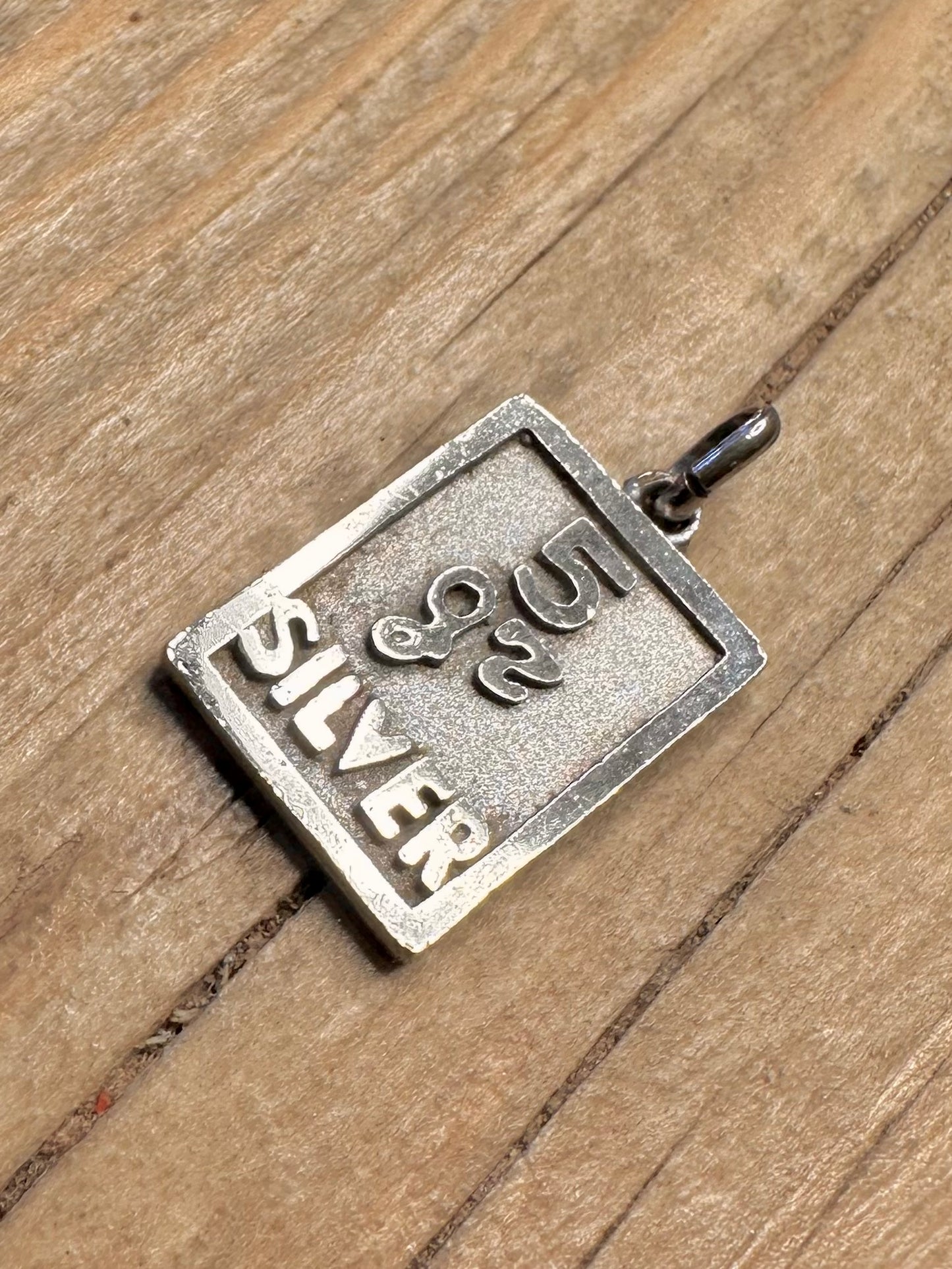 Vintage 5g Barren 925 Sterlingsilber Anhänger