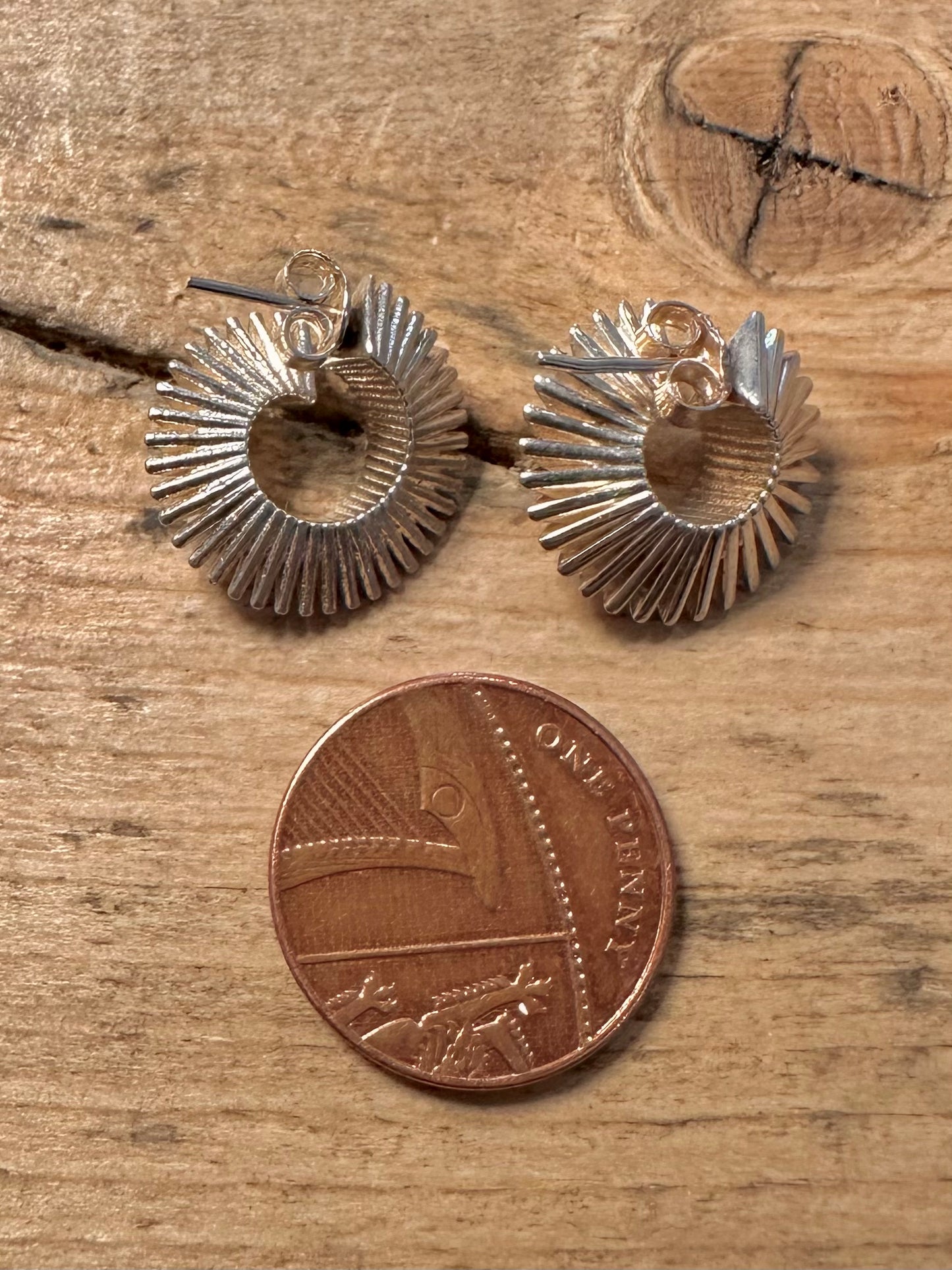 Abstract Swirl 925 Silver Earrings