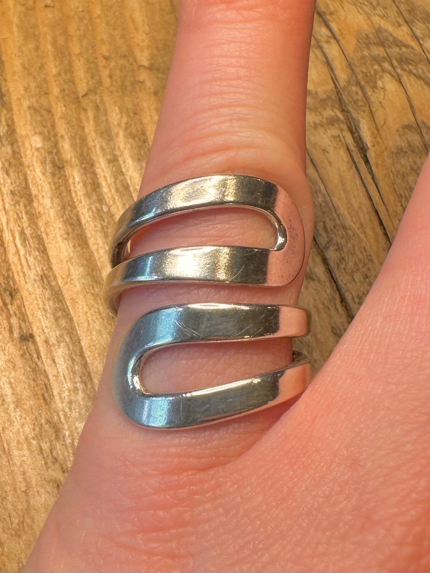Silpada Mehrschichtiger Ring aus 925er Sterlingsilber, Größe M