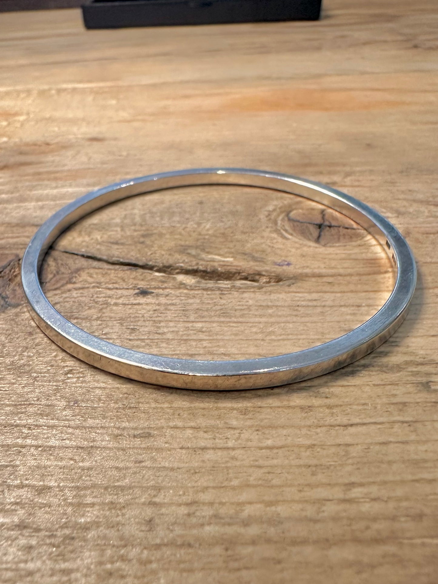 Vintage 1991 Plain Heavy 925 Silver Bangle