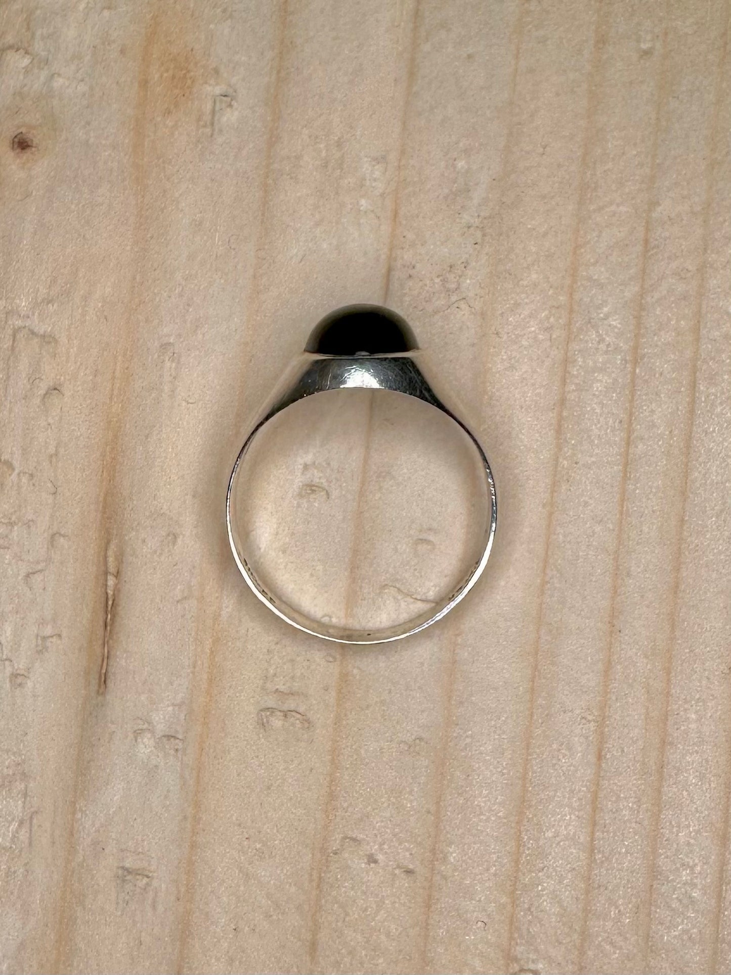 Onyx Signet 925 Sterling Silver Size O Ring