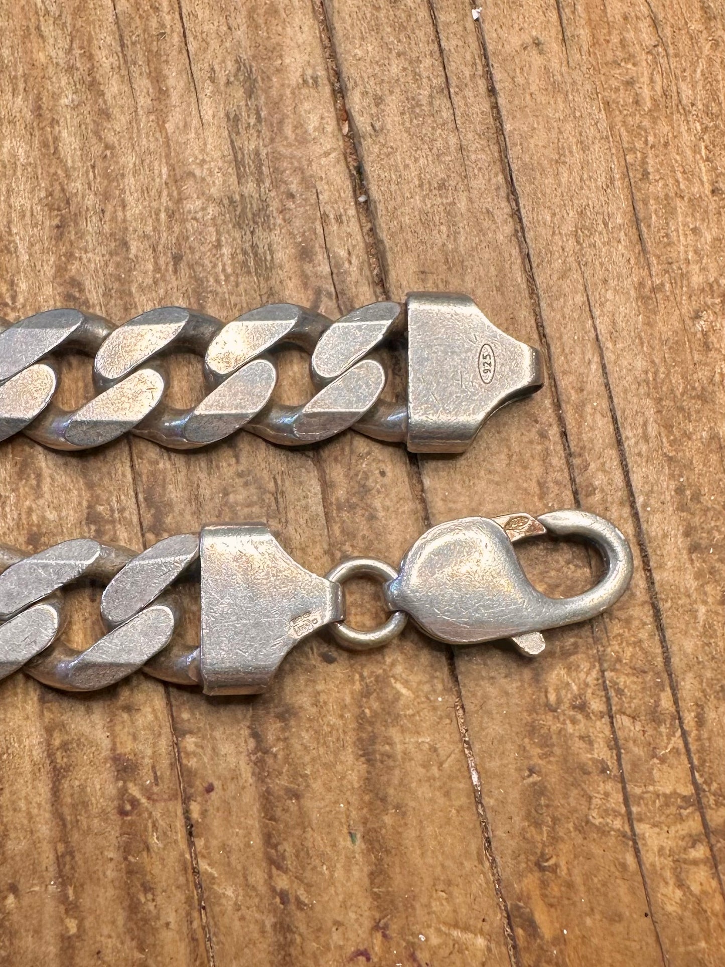 Chunky Curb Chain 925 Sterling Silver Birmingham 22.5 inch Necklace