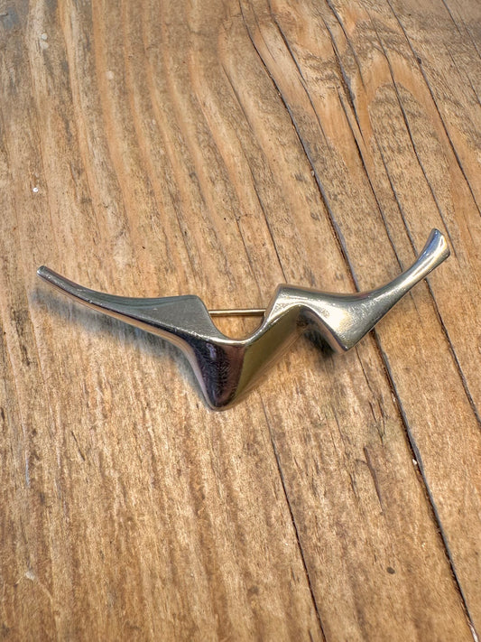 Abstract 1962 Ernest Blythe to Ivan Tarrat 925 Sterling Silver Brooch