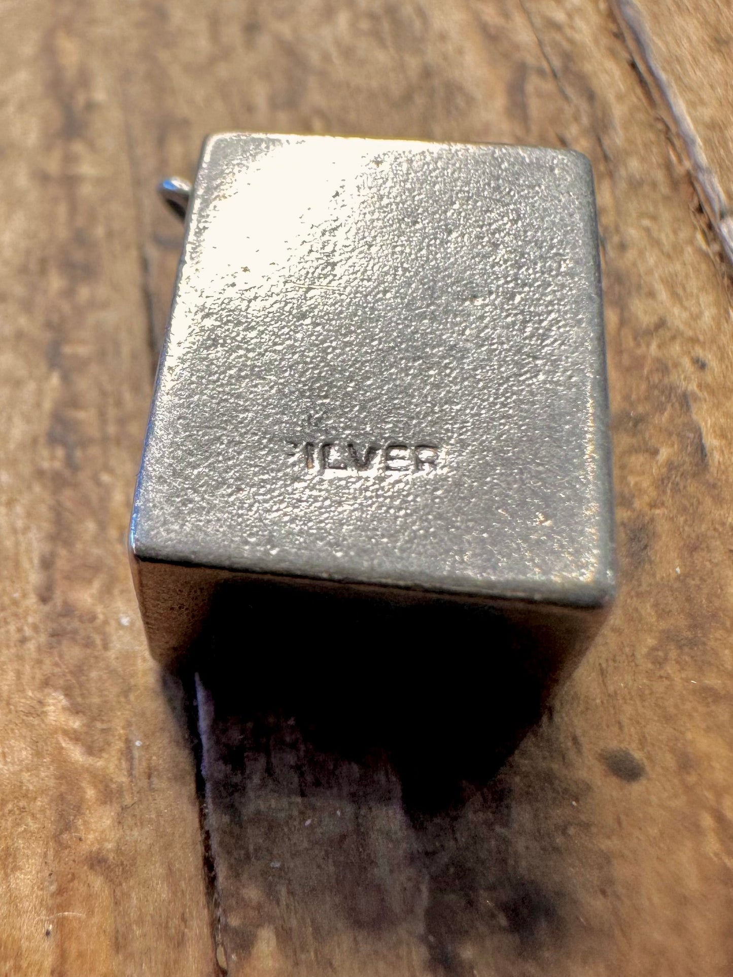 British Pound Note In Emergency Break Glass 925 Sterling Silver Charm Pendant