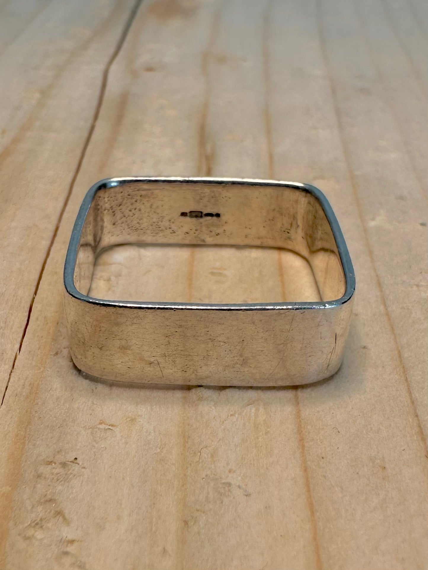 Square Band 925 Sterling Silver Size V1/2 Ring