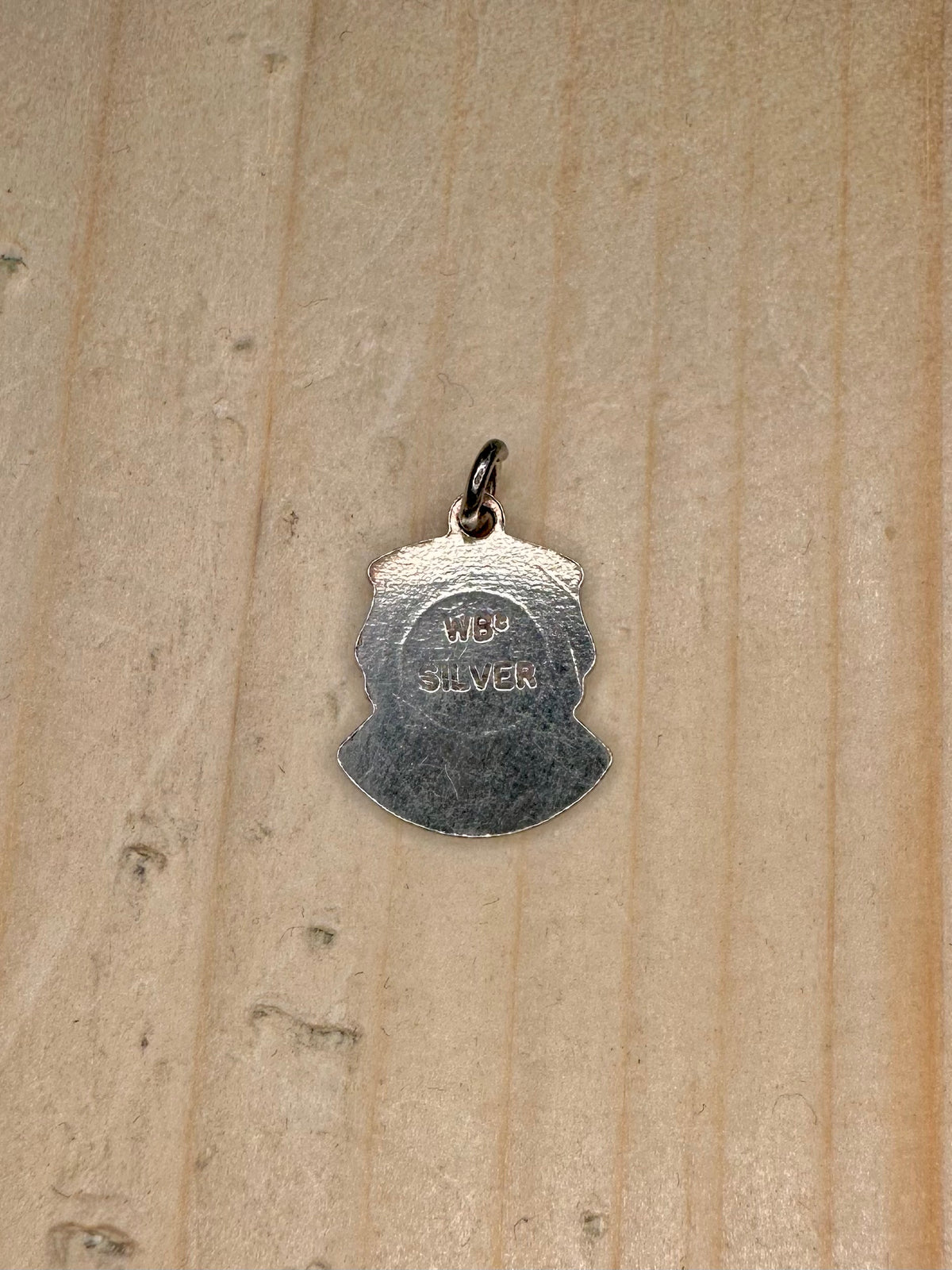 Bath Enamel Shield 925 Sterling Silver Pendant