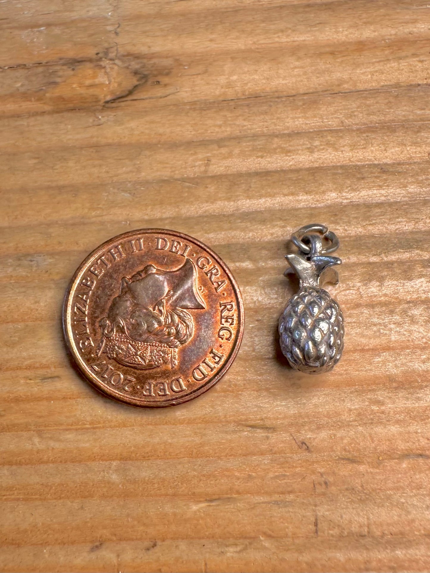 Pineapple 925 Sterling Silver Charm Pendant
