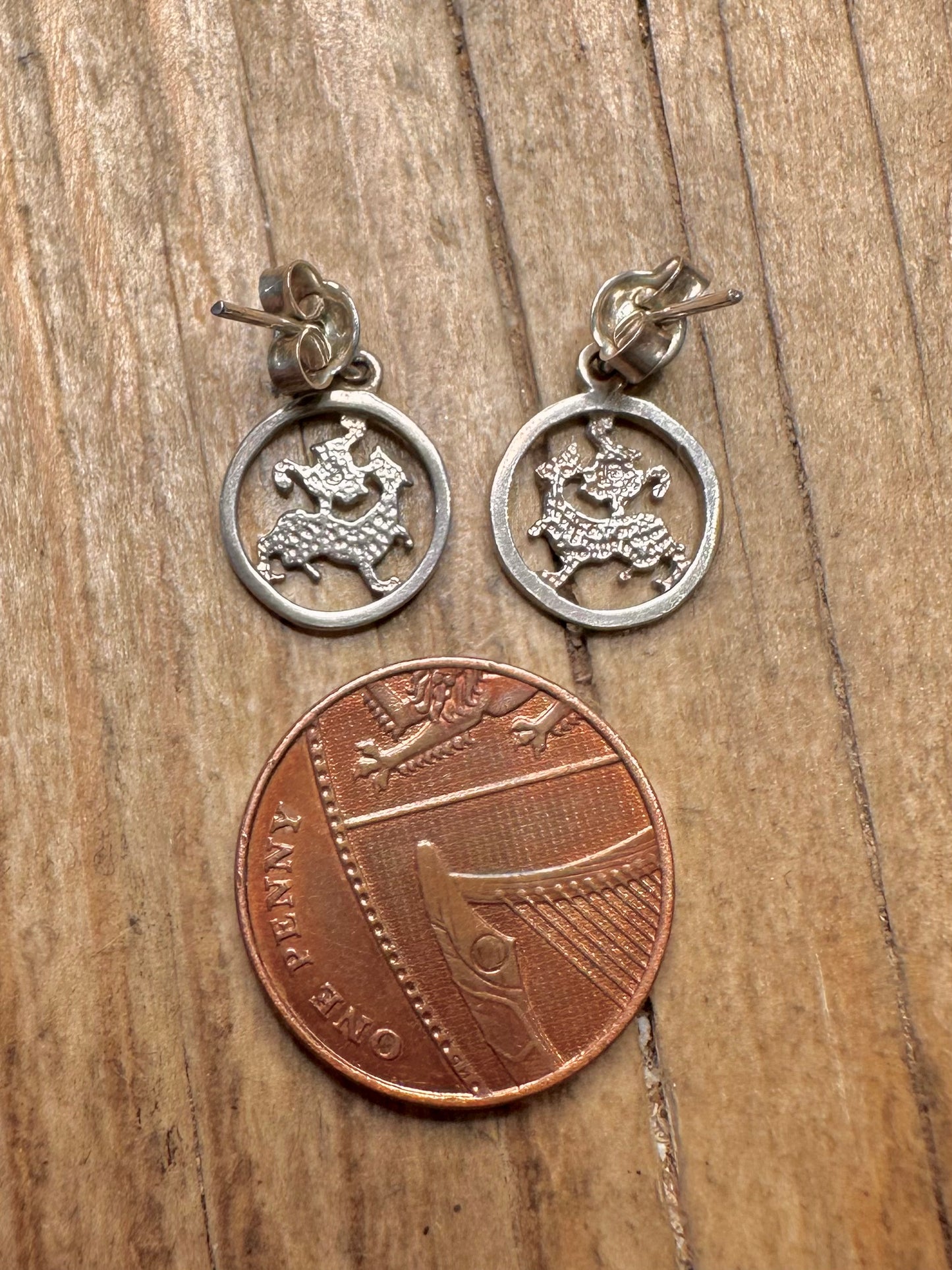 Vintage Maeshowe Dragon Dangle Earrings