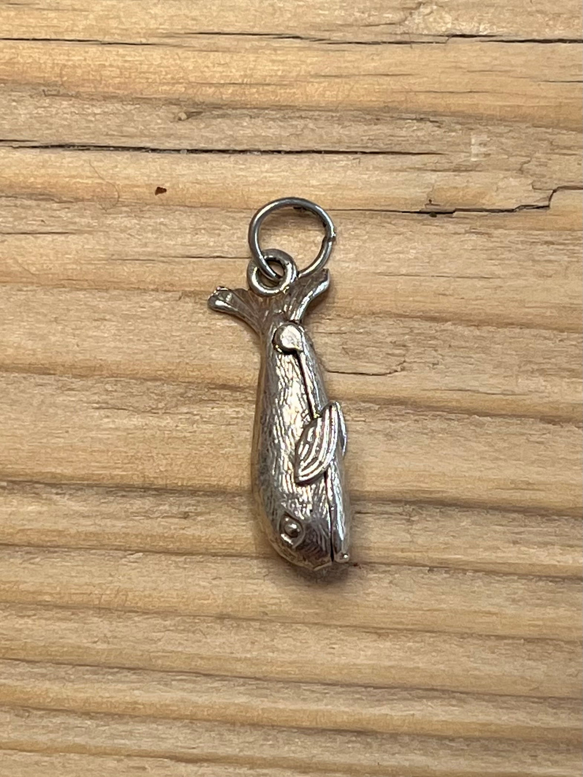 Jonah and the Whale Articulated 925 Sterling Silver Pendant
