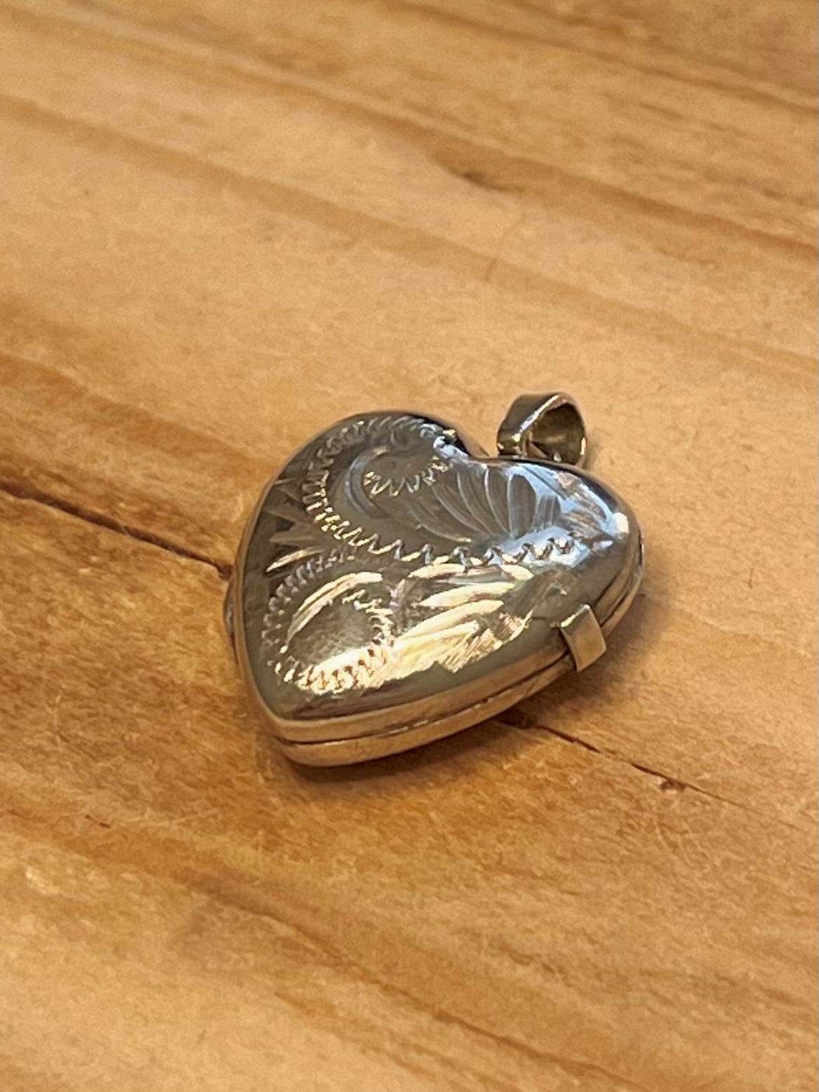 Embellished Heart Locket 925 Sterling Silver Pendant
