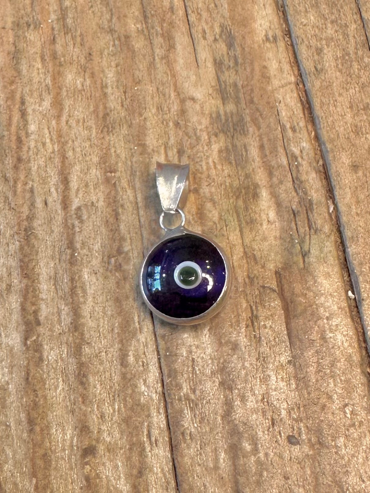 Evil Eye 925 Sterling Silver Charm Pendant