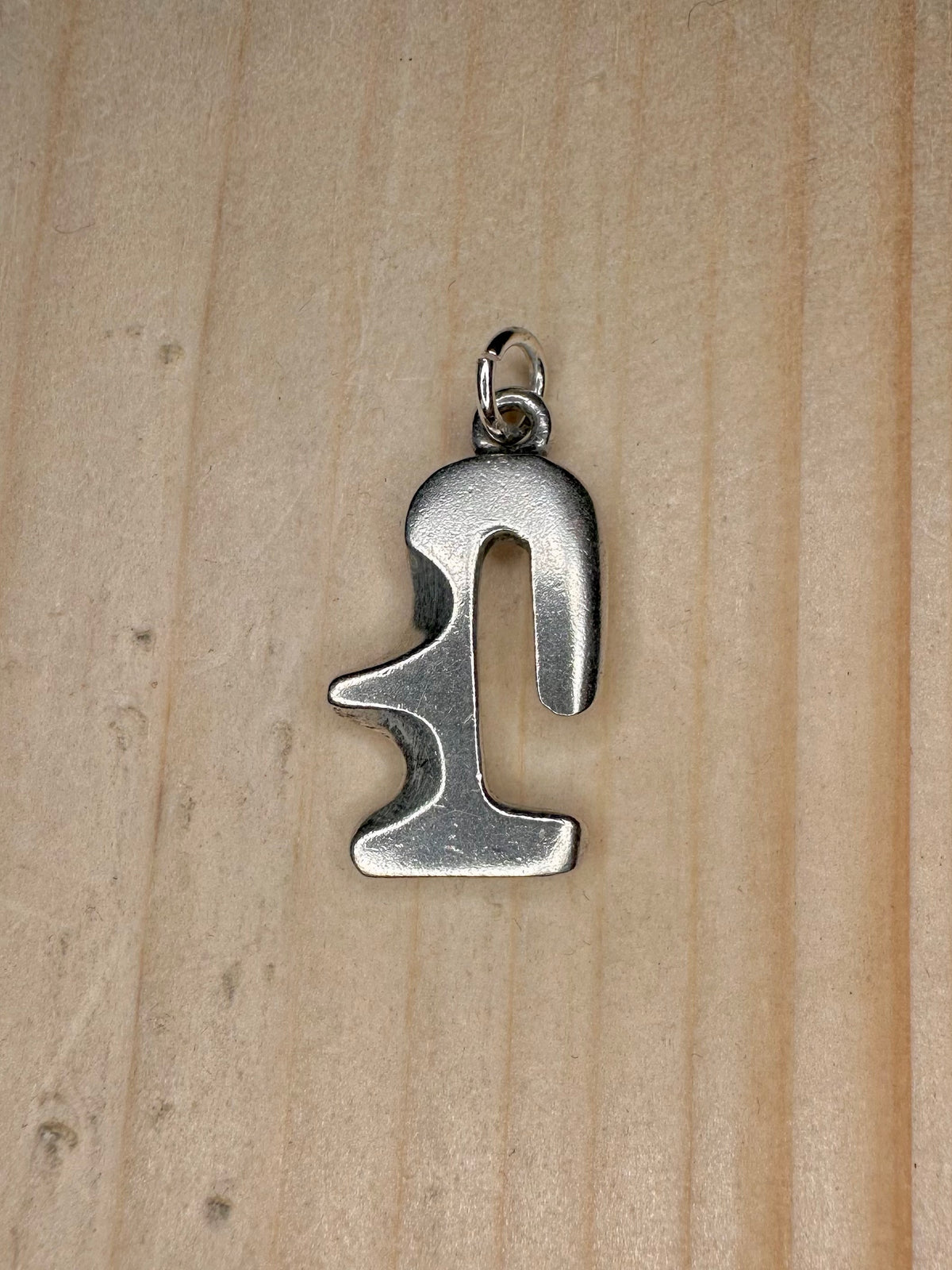 Abstract Modernist 925 Sterling Silver Pendant