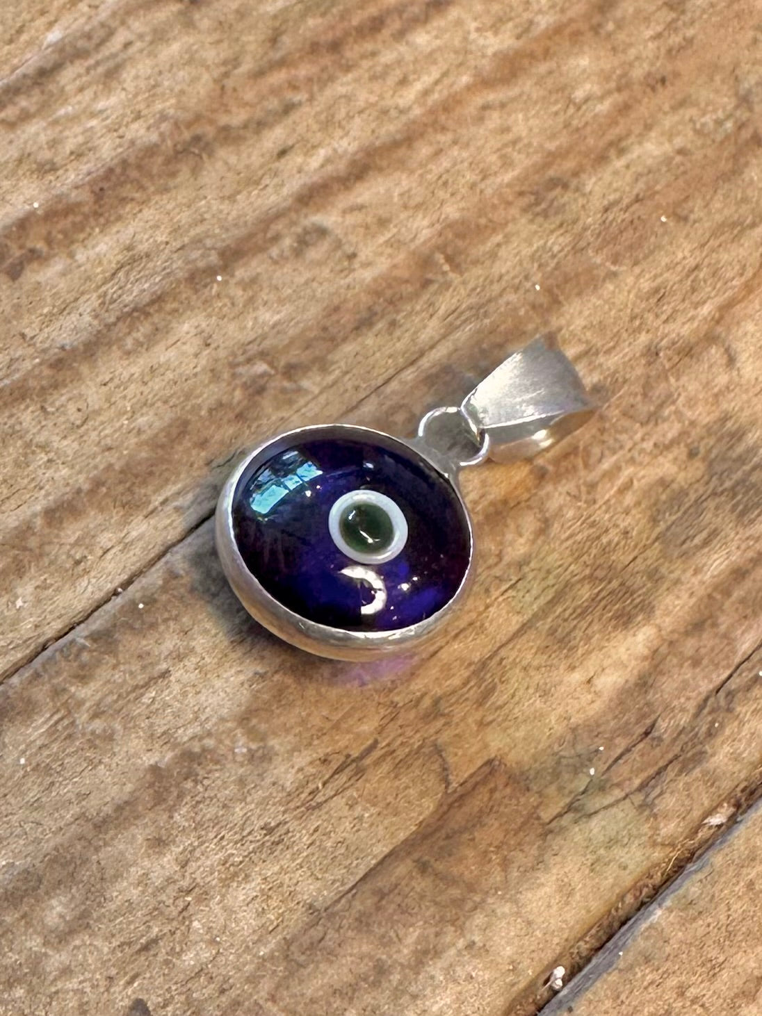 Evil Eye 925 Sterling Silver Charm Pendant