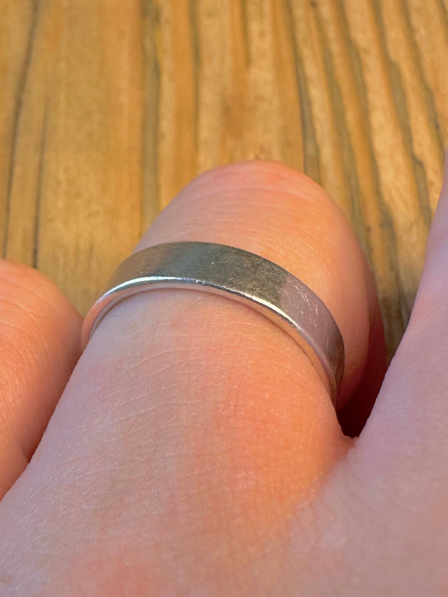 Band 925 Sterling Silver Size Q1/2 Ring