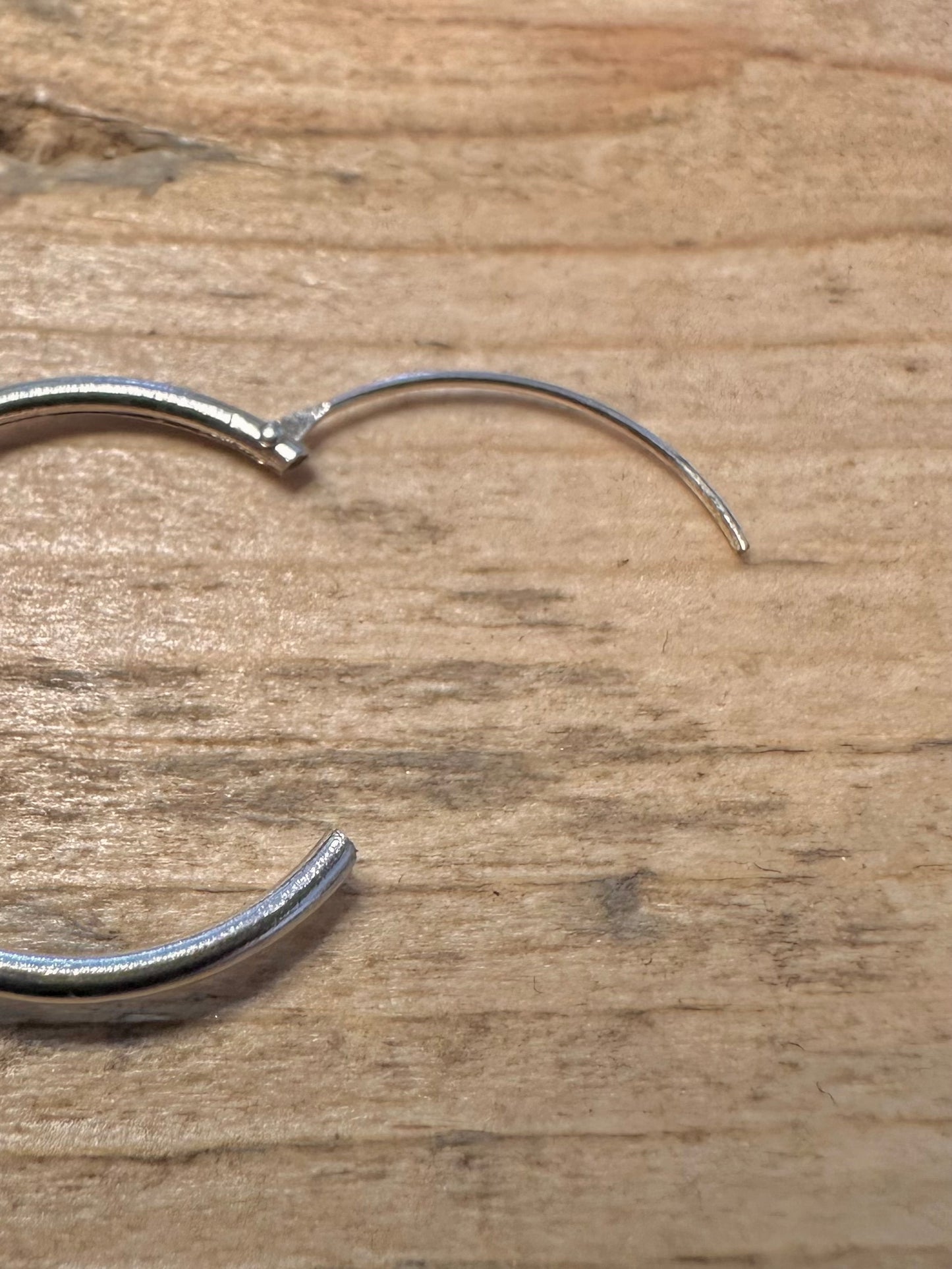 Modern Hoop and Dangle Teardrop 925 Silver Earrings
