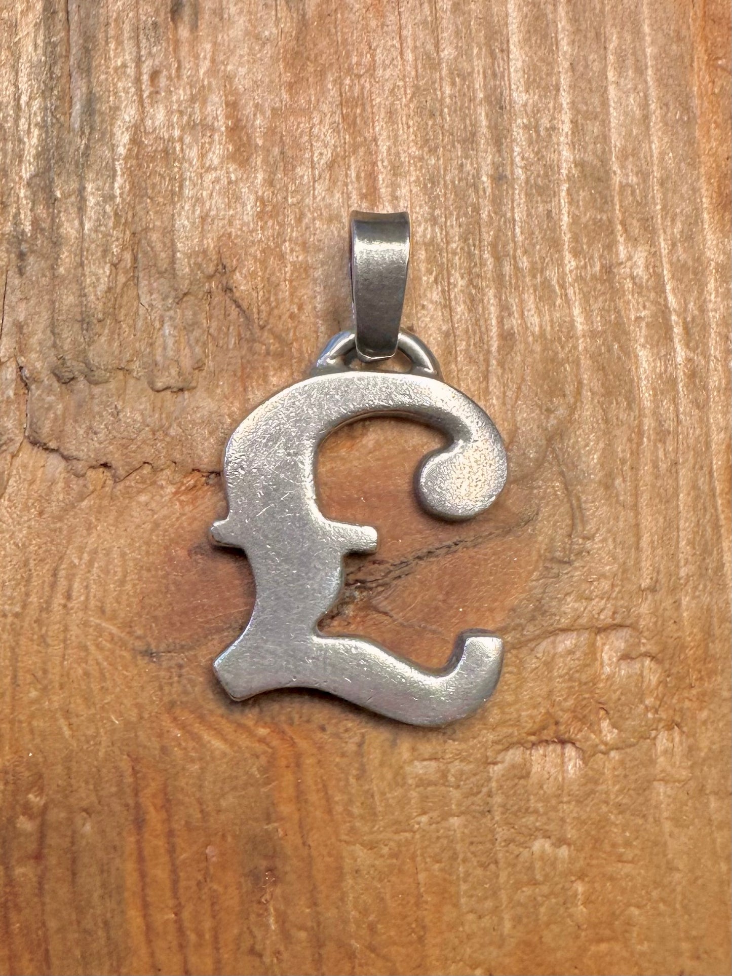 Pound Sign 1974 925 Sterling Silver Pendant