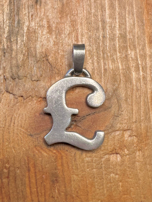Pound Sign 1974 925 Sterling Silver Pendant
