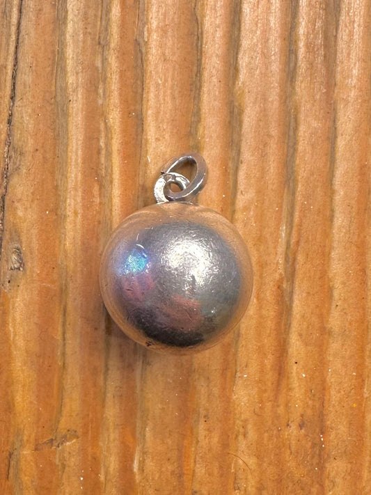 Ball Solid 925 Sterling Silver Pendant