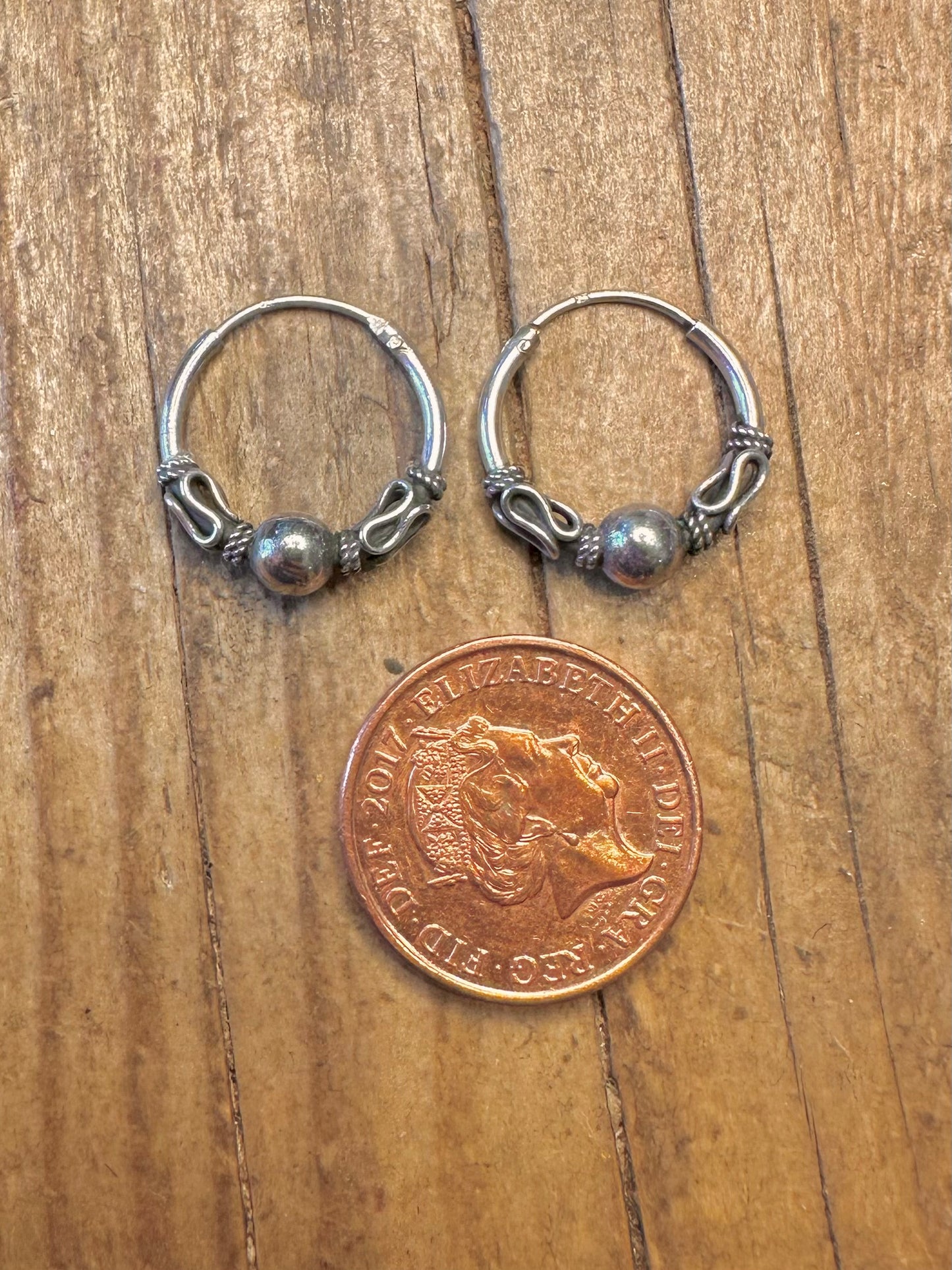 Tribal Creolen aus 925er Sterlingsilber