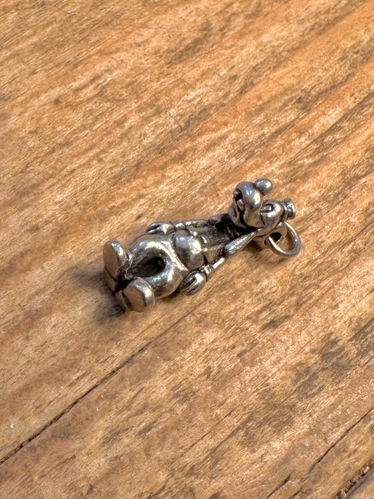 Goofy 1970’s Disney 925 Sterling Silver Charm Pendant