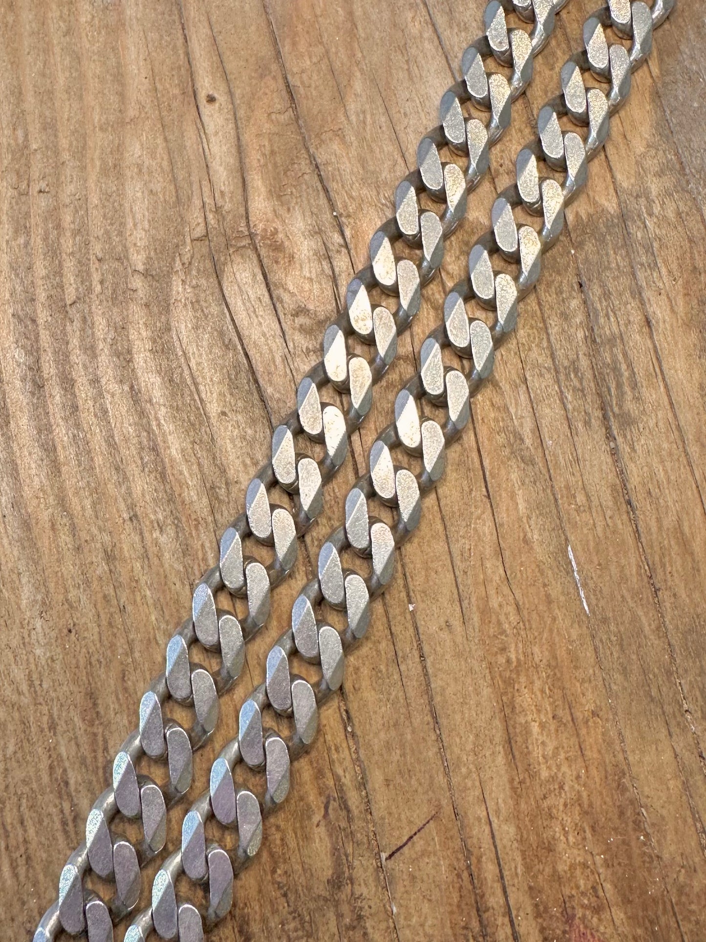 Chunky Curb Chain 925 Sterling Silver Birmingham 22.5 inch Necklace