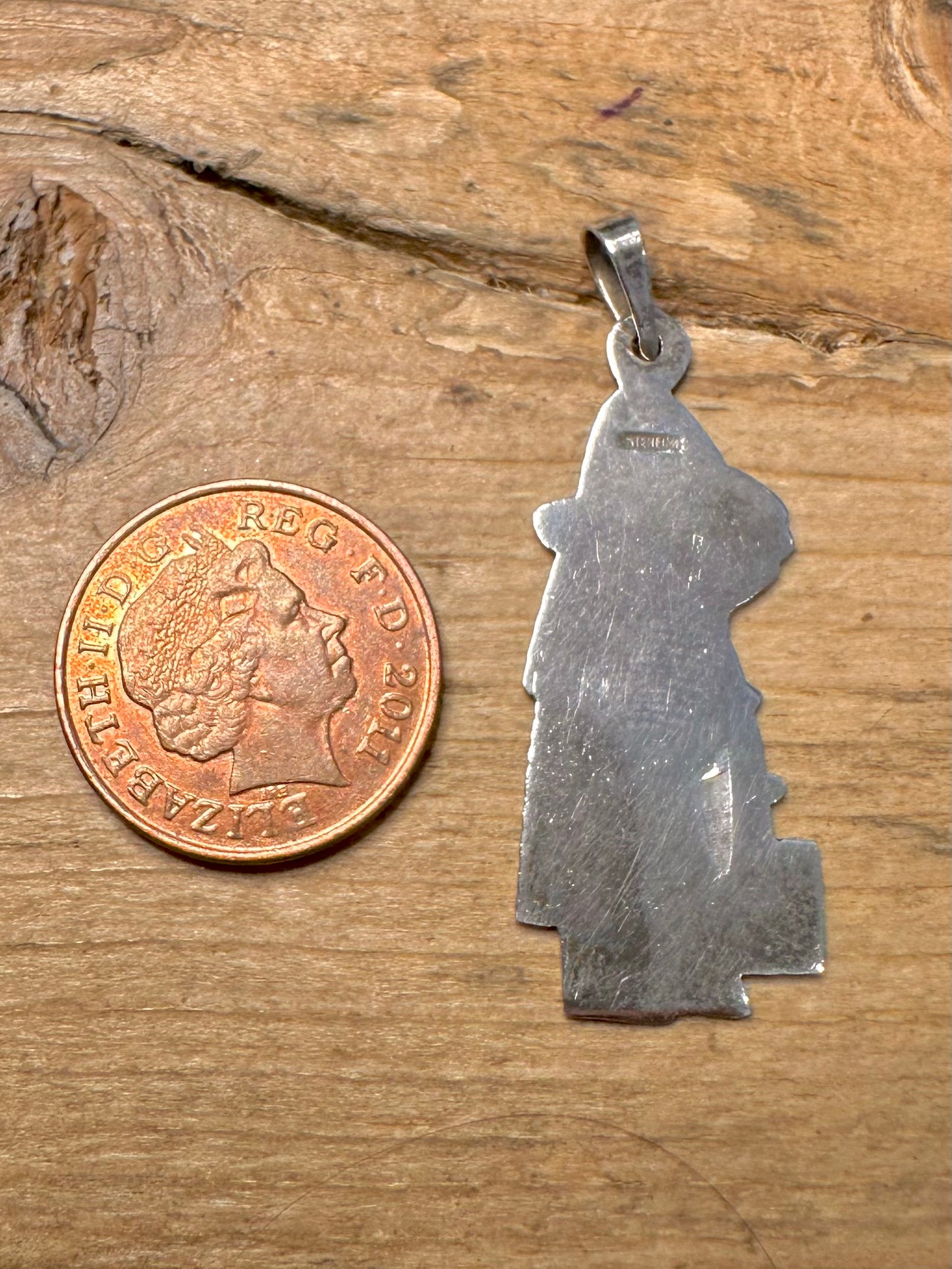 Vintage 1970’s Paddington Bear 925 Silver Pendant