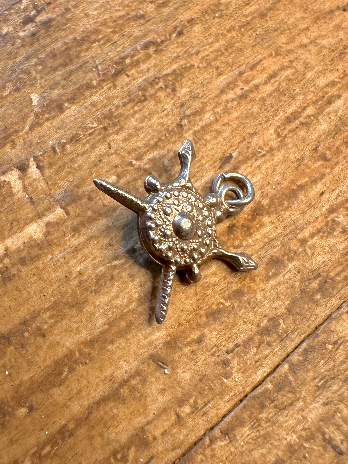 Cross Spears and Shield 925 Sterling Silver Charm Pendant