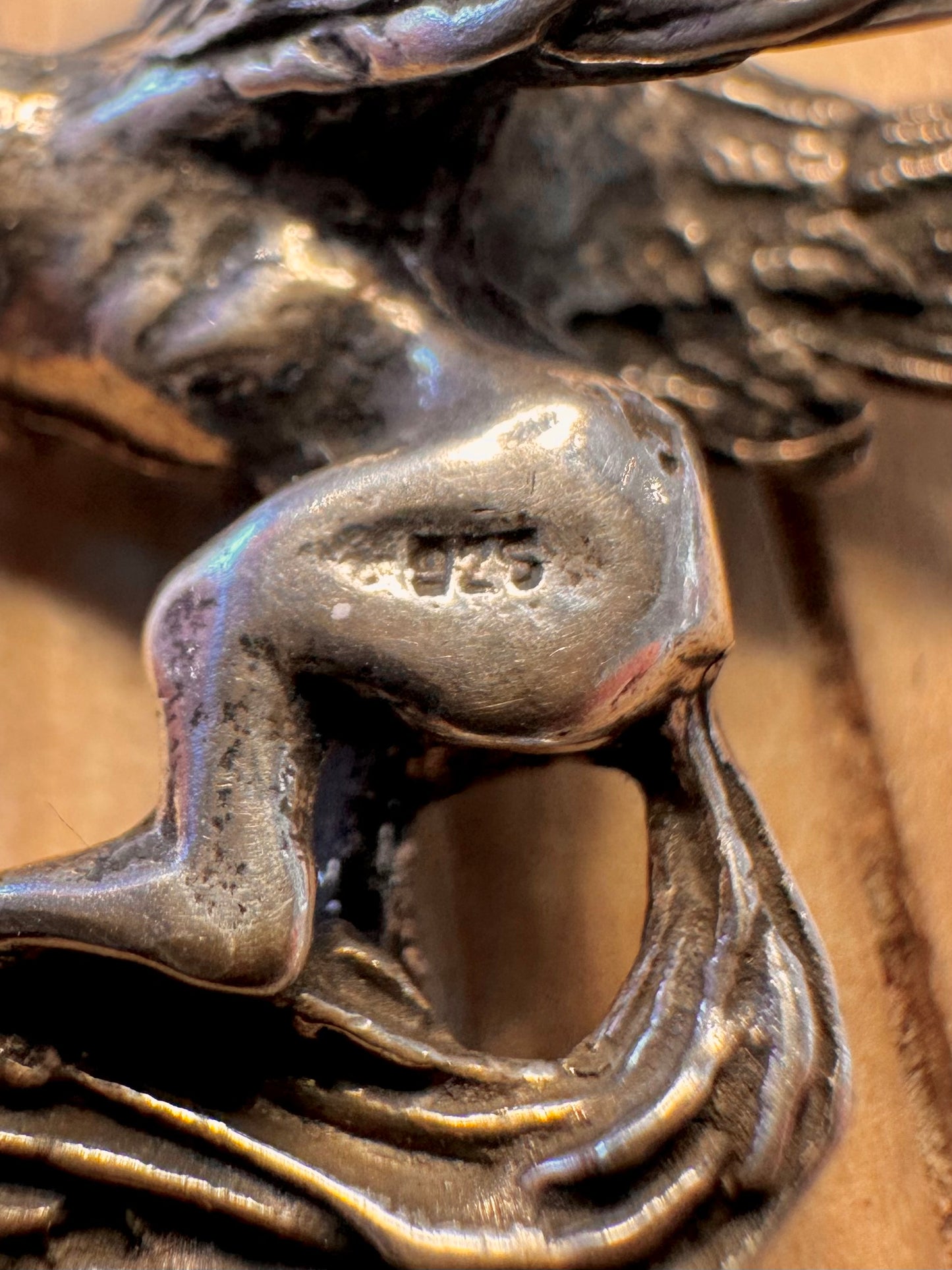 Vintage Pegasus 925 Silver Pendant