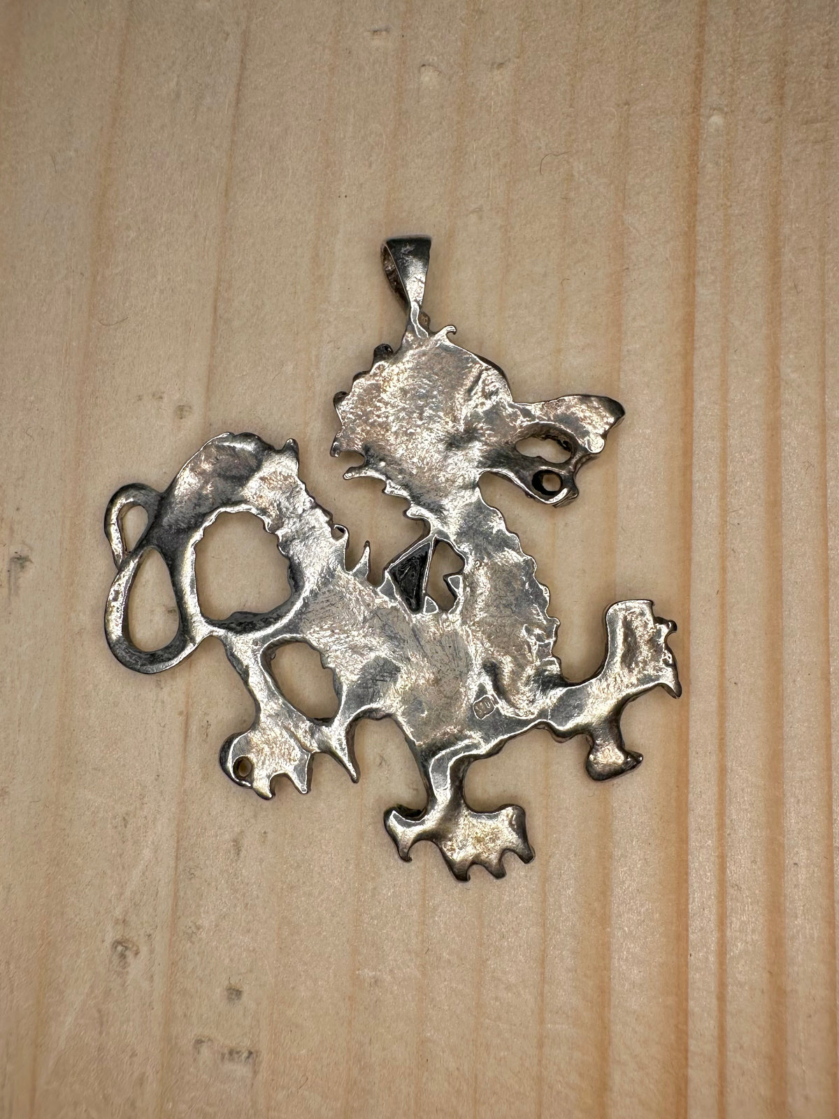 Chinese Dragon 925 Sterling Silver Pendant