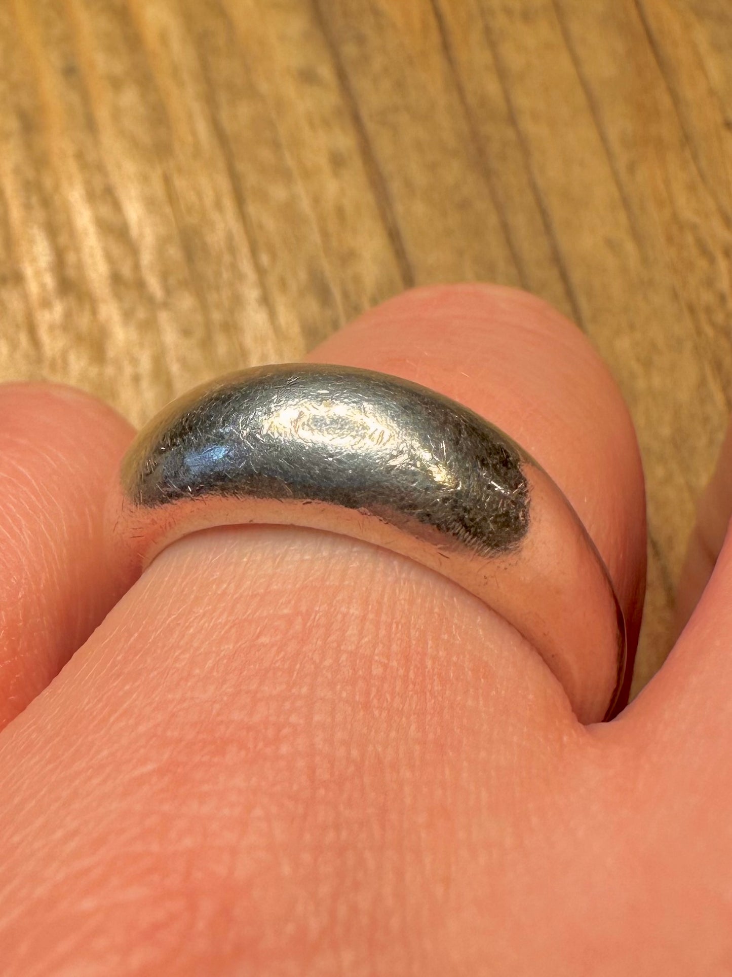 Modern Dome 925 Sterling Silver Size O Ring