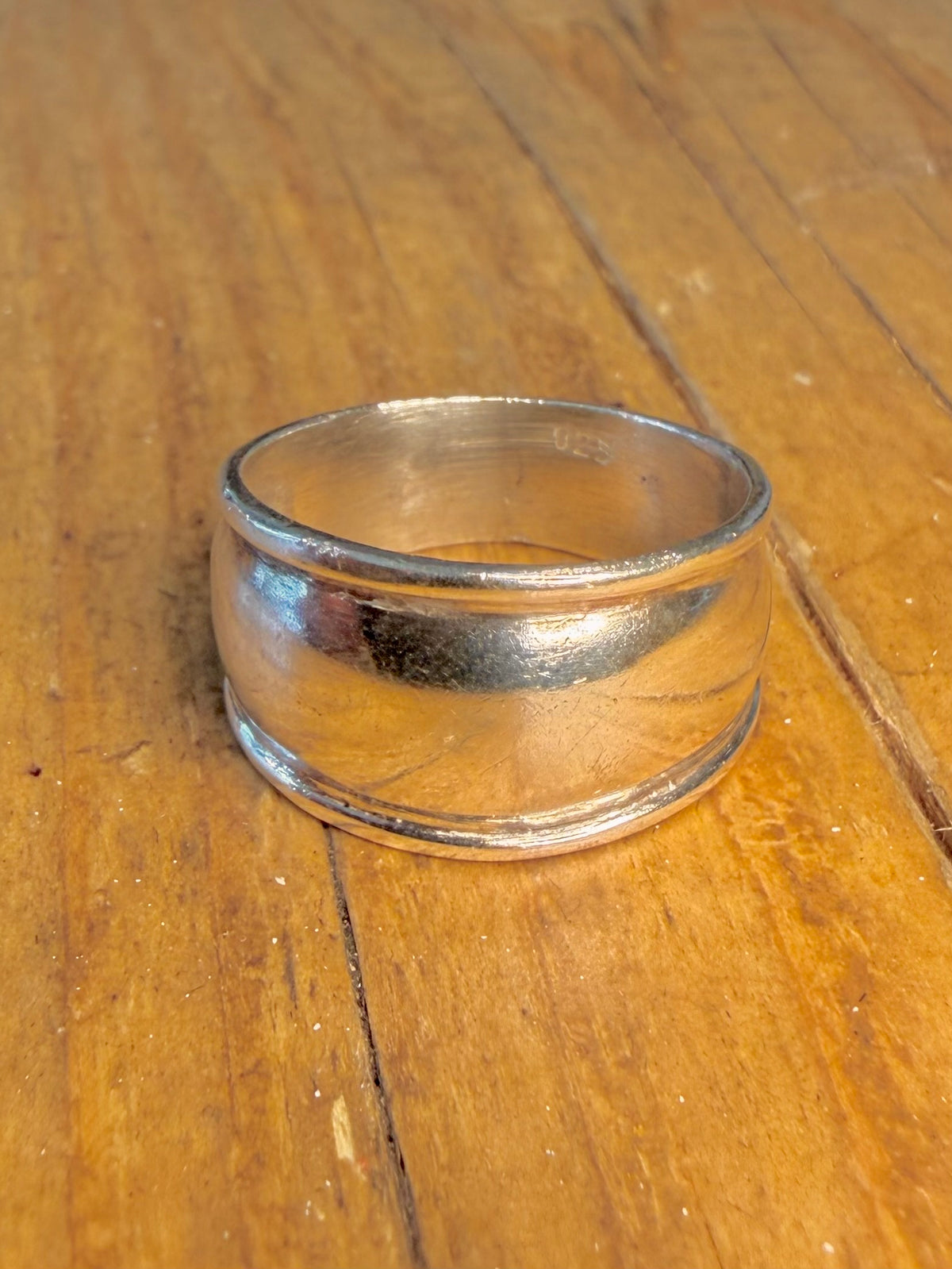 Dome Band 925 Sterling Silver Size O Ring