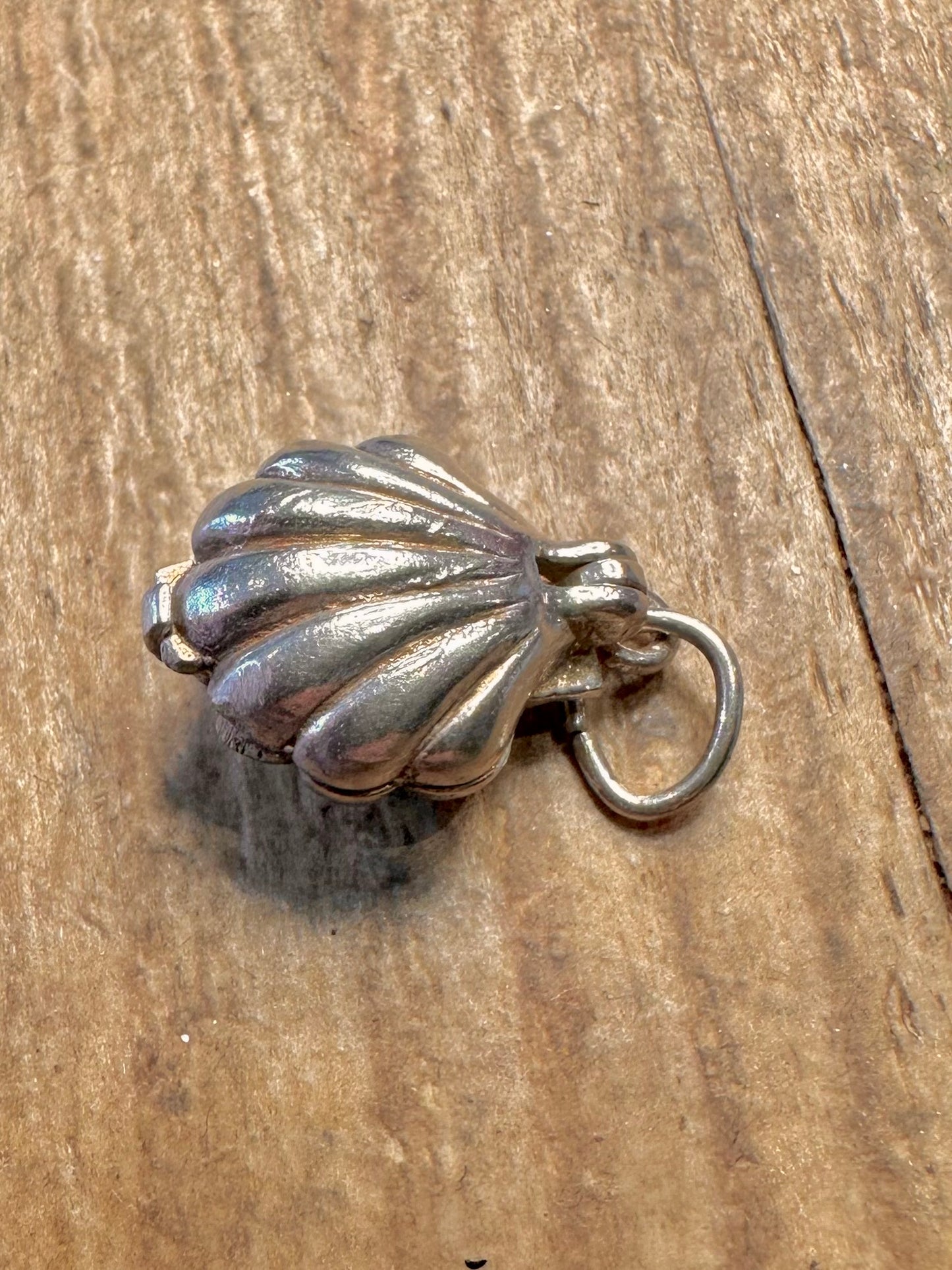 Oyster Clam Hinged with Pearl Maker CHIM 925 Sterling Silver Charm Pendant