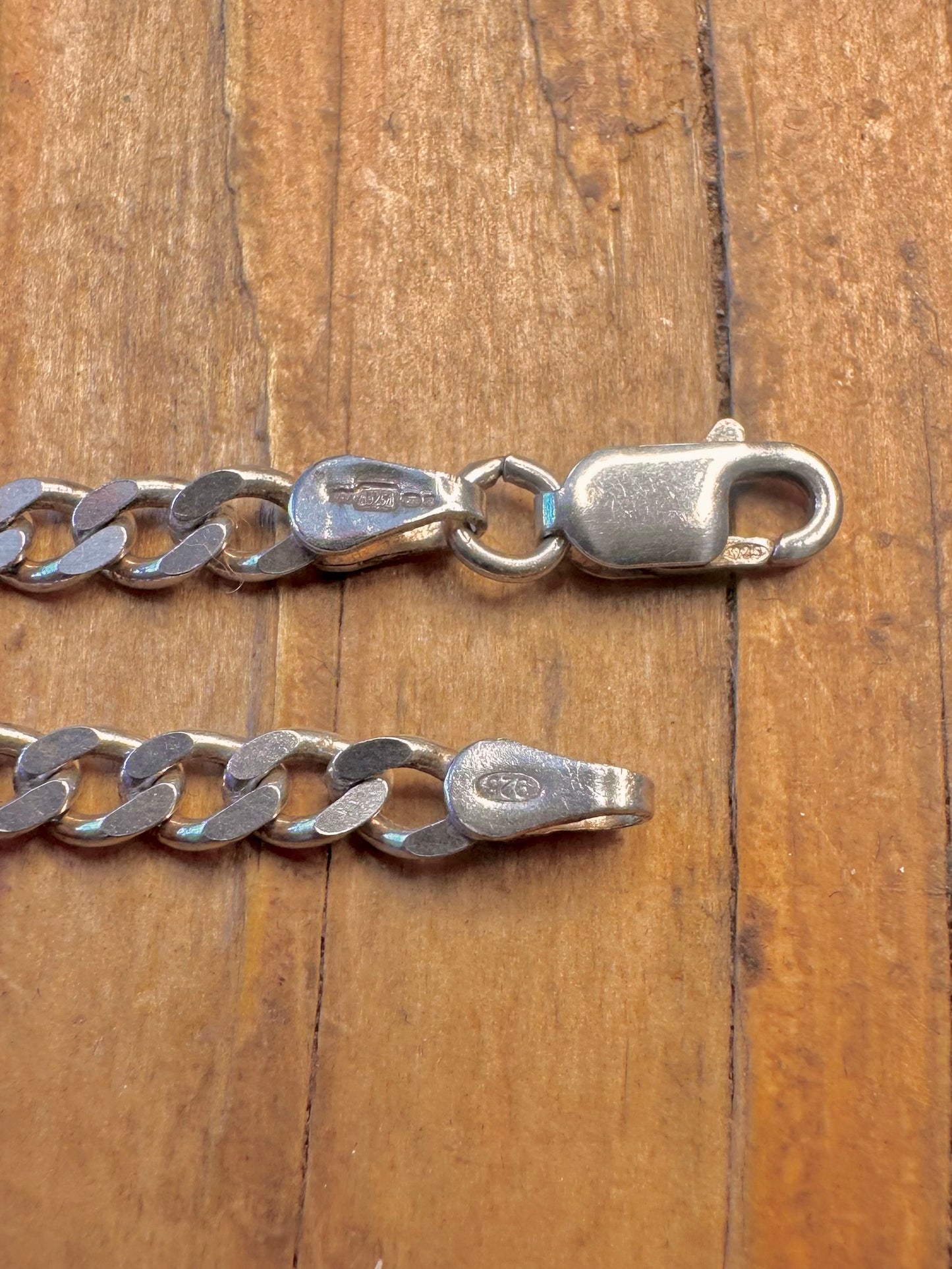 Curb Chain 925 Sterling Silver 18 inch Necklace