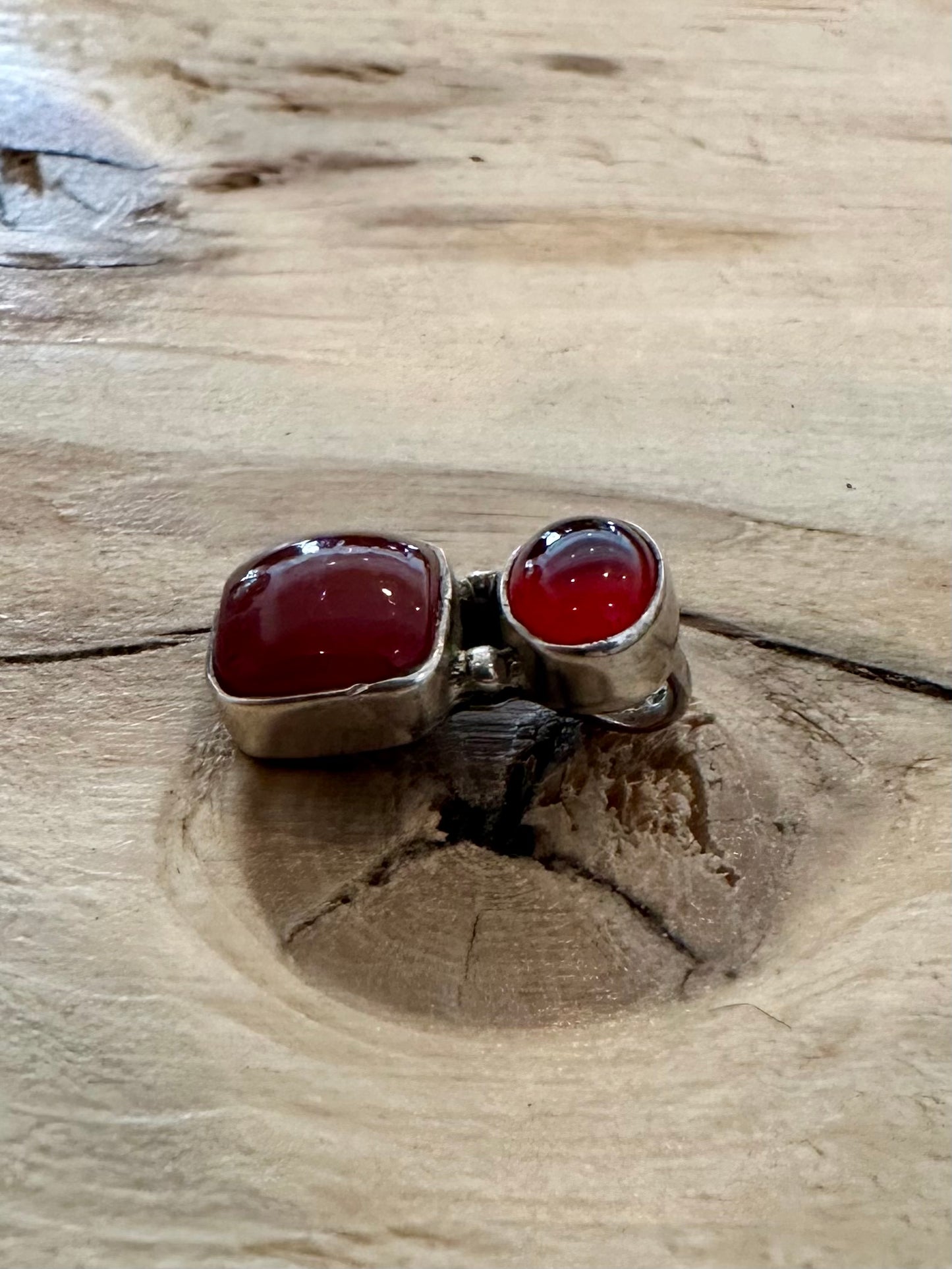 Vintage Carnelian 925 Silver Pendant