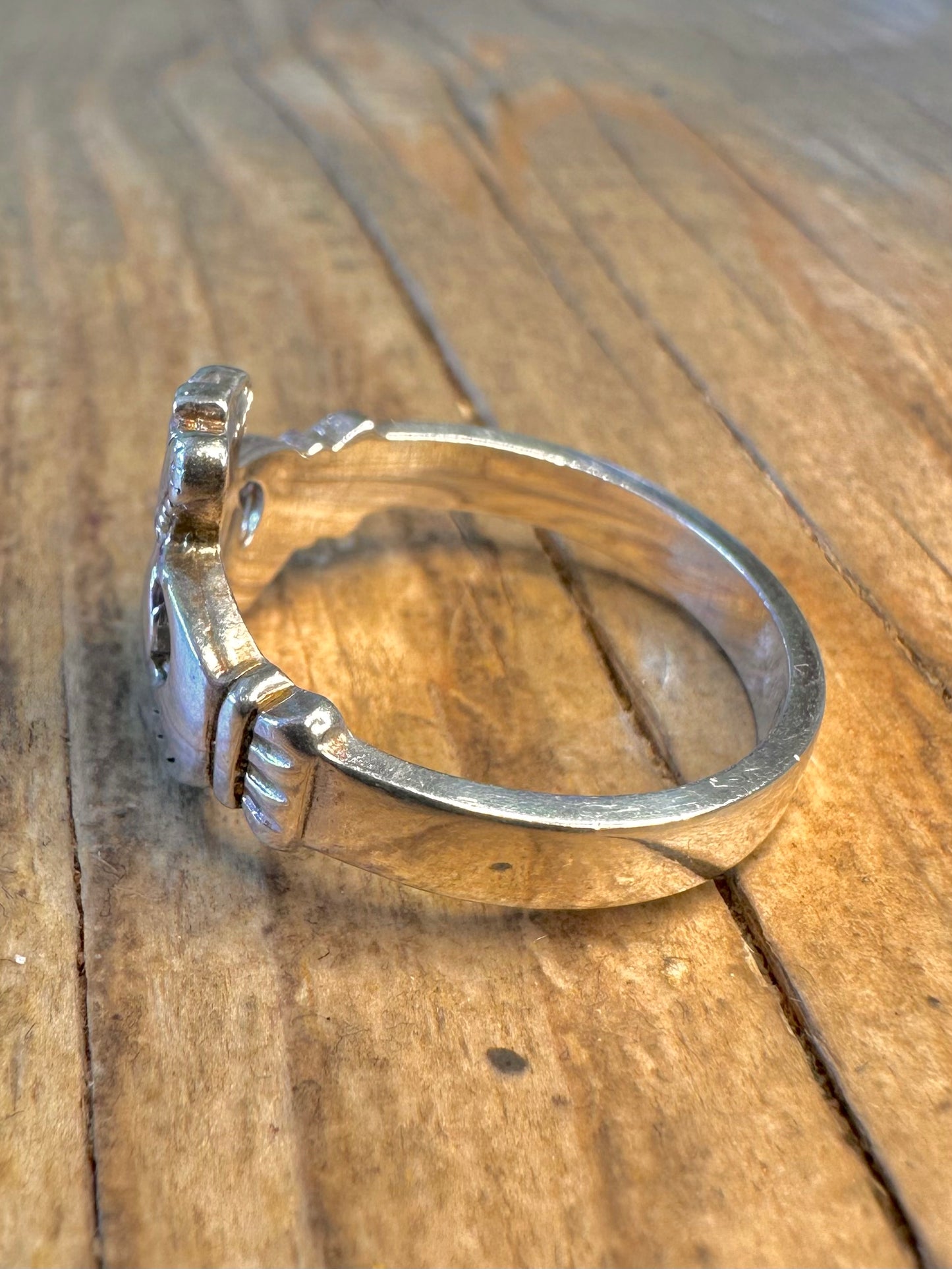 Claddagh 925 Sterling Silver Size V Ring